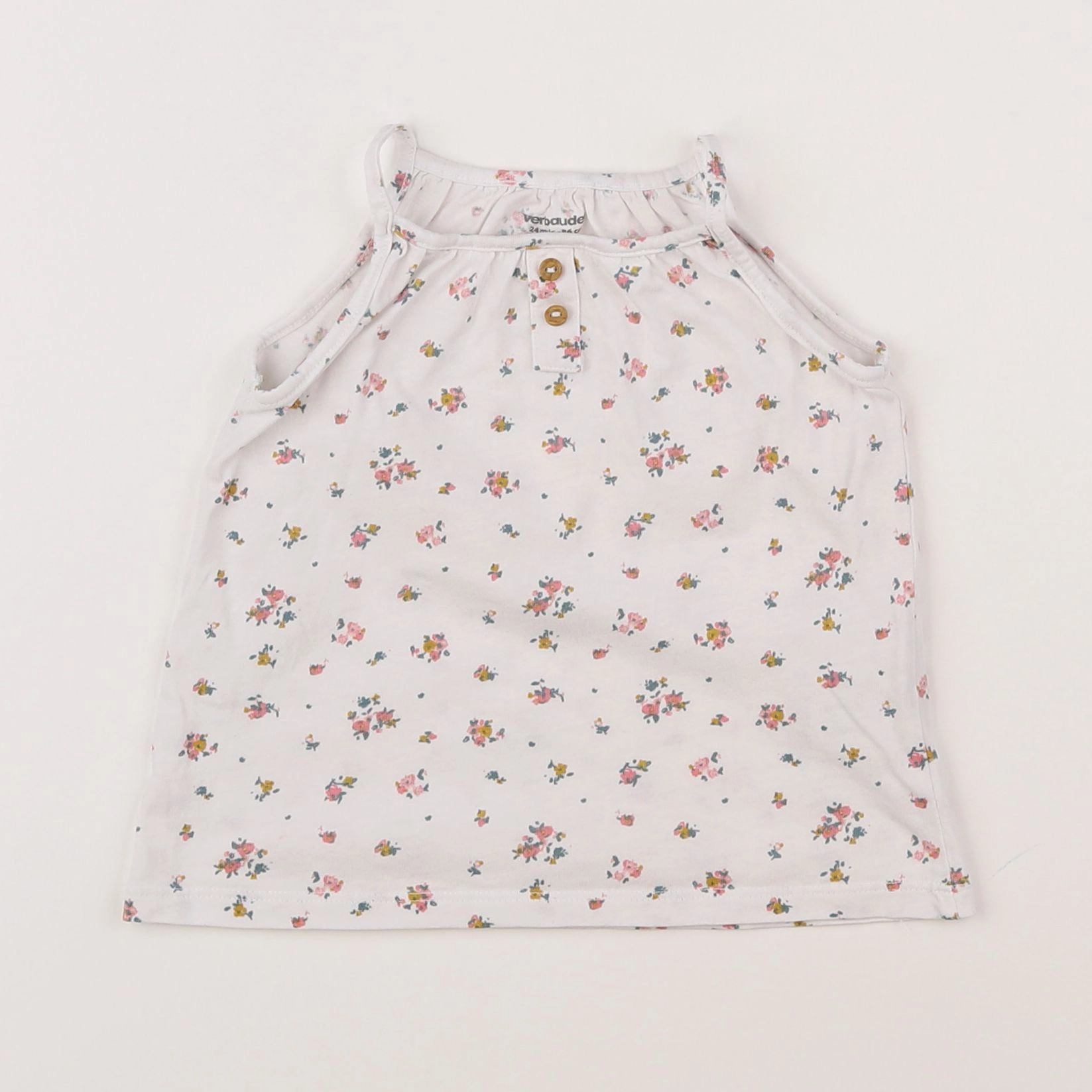 Vertbaudet - débardeur multicolore, blanc - 2 ans