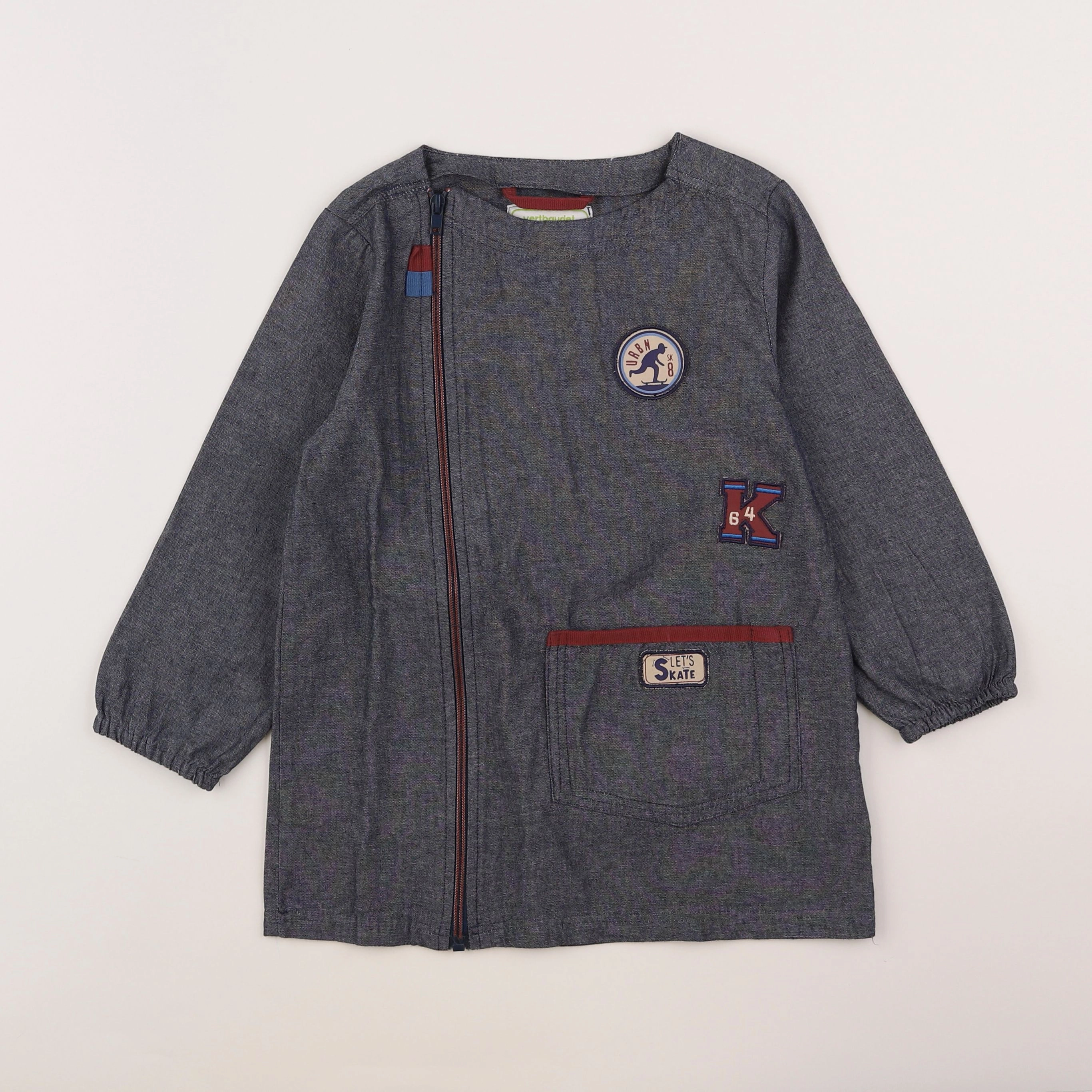 Vertbaudet - robe gris - 5 ans