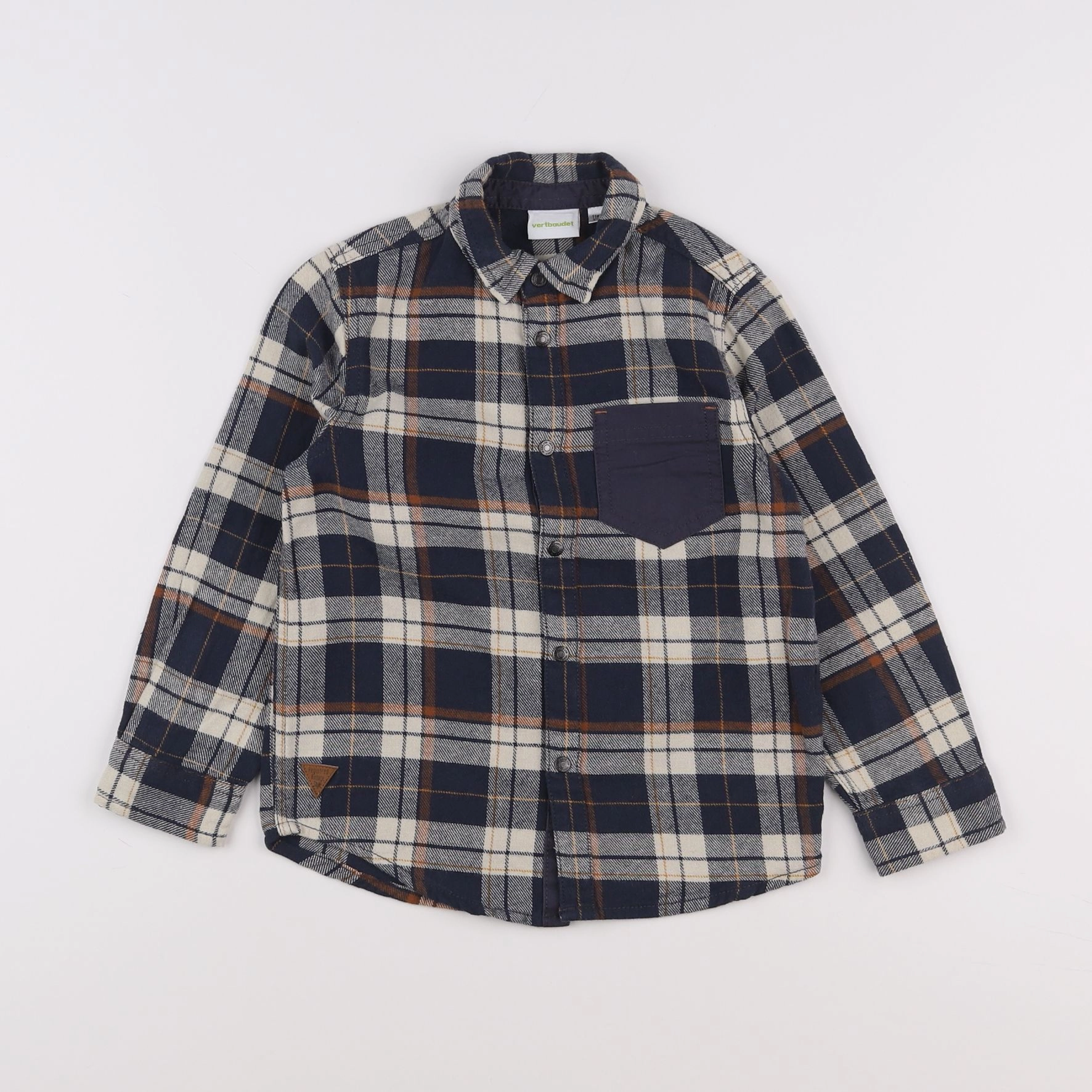Vertbaudet - chemise multicolore - 6 ans