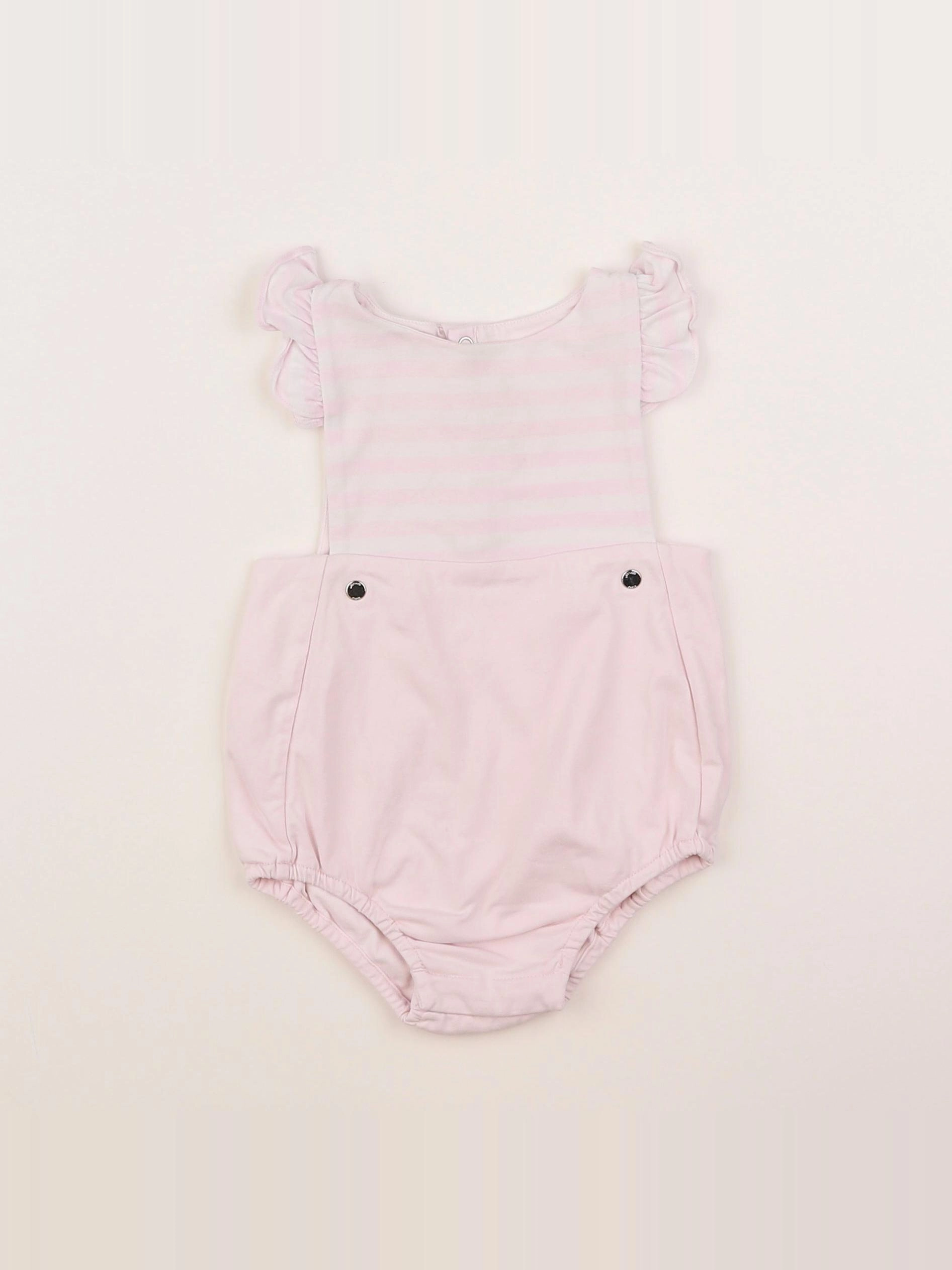 Jacadi - combinaison rose - 6 mois