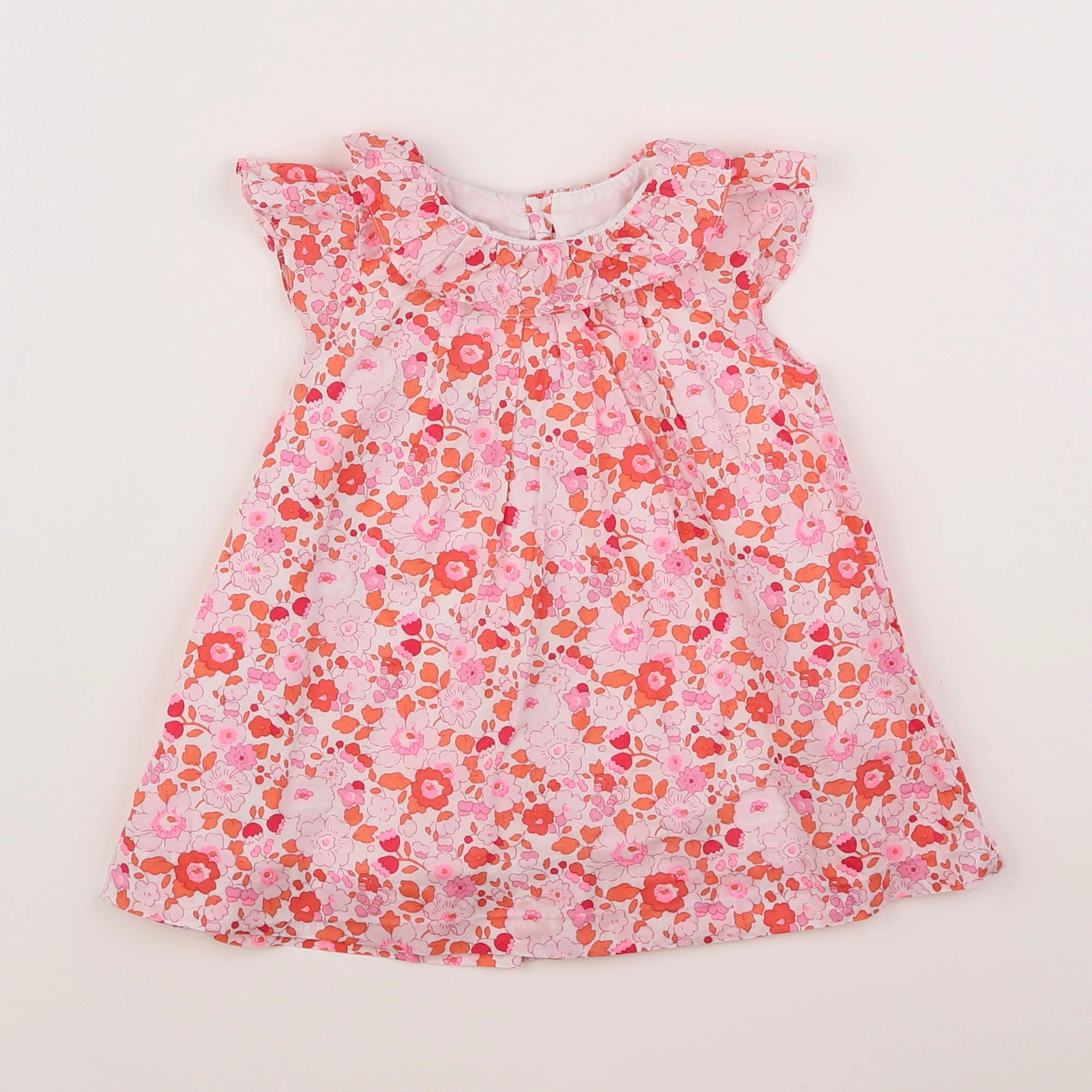 Jacadi - robe liberty multicolore - 12 mois