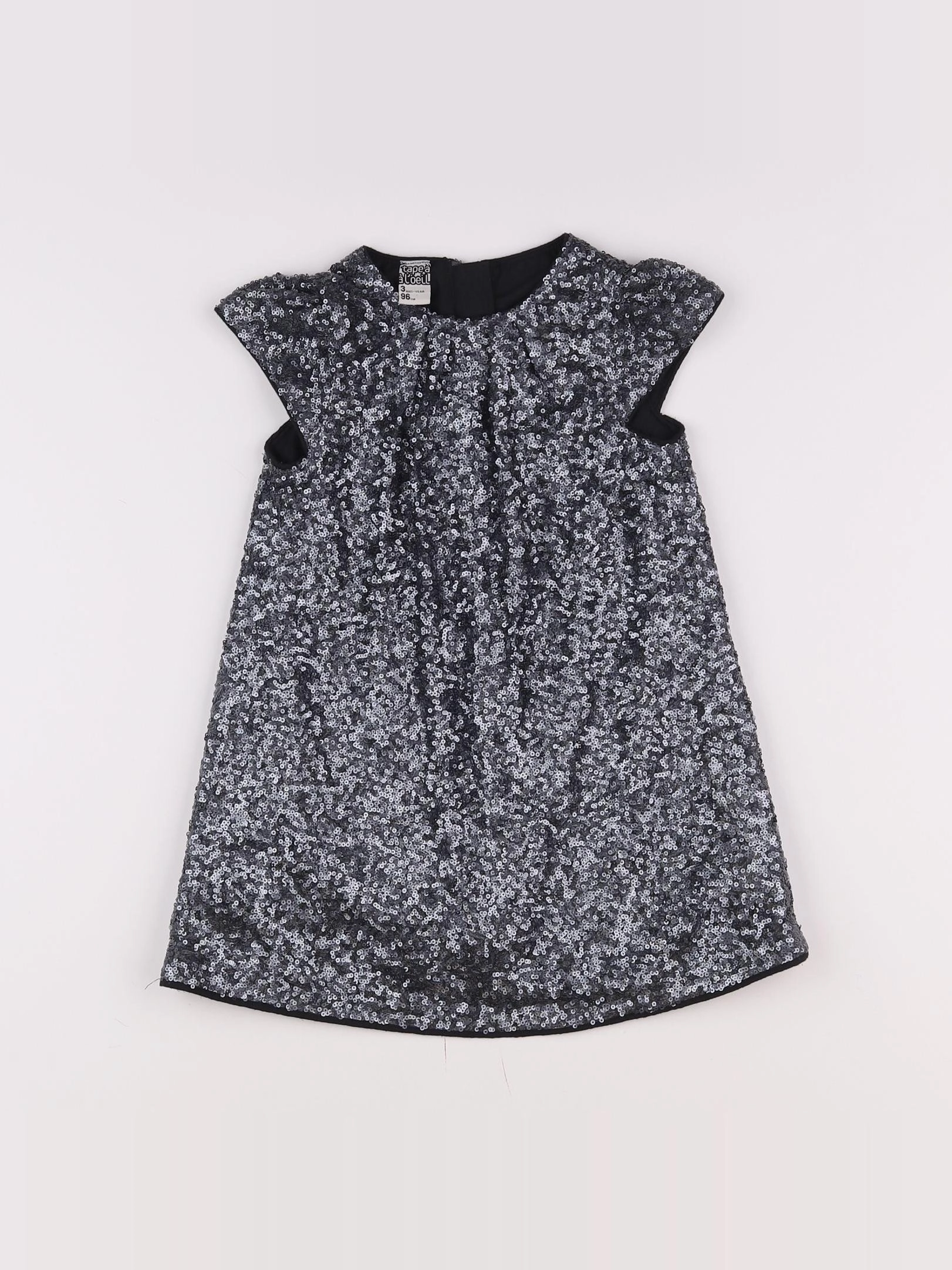 Tape à l'oeil - robe gris - 3 ans