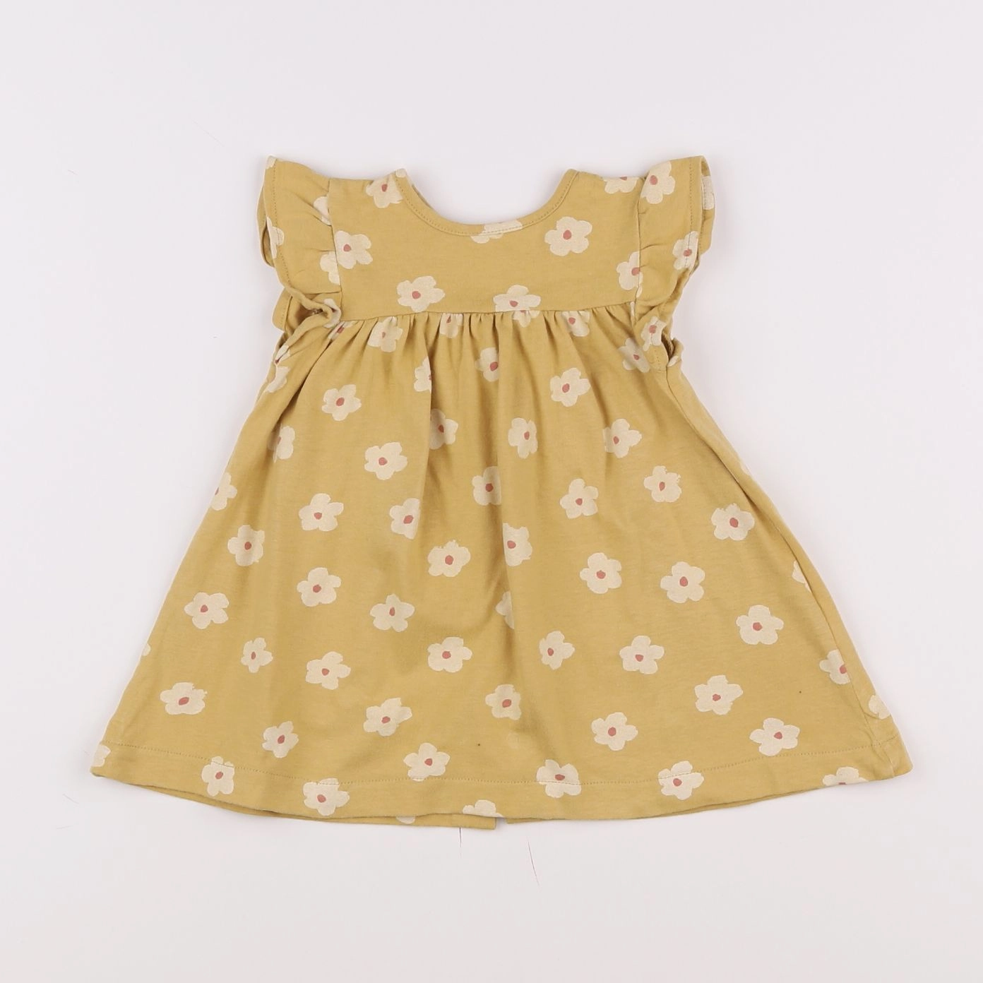 Vertbaudet - robe jaune - 6 mois