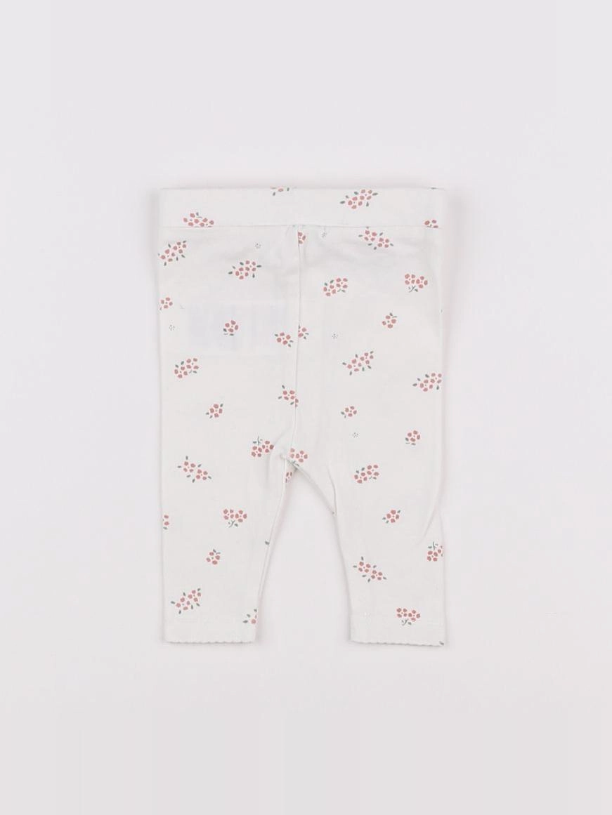 Vertbaudet - legging blanc - 1 mois