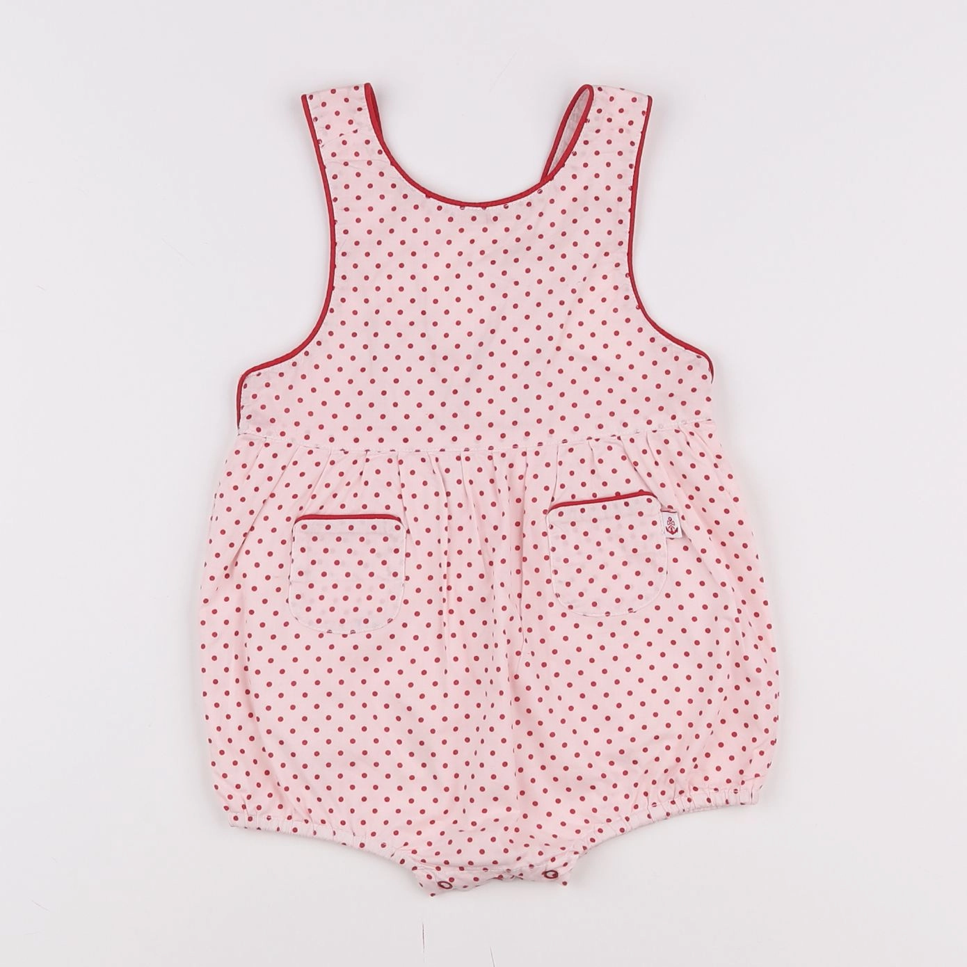 Jacadi - combinaison rose, rouge - 18 mois