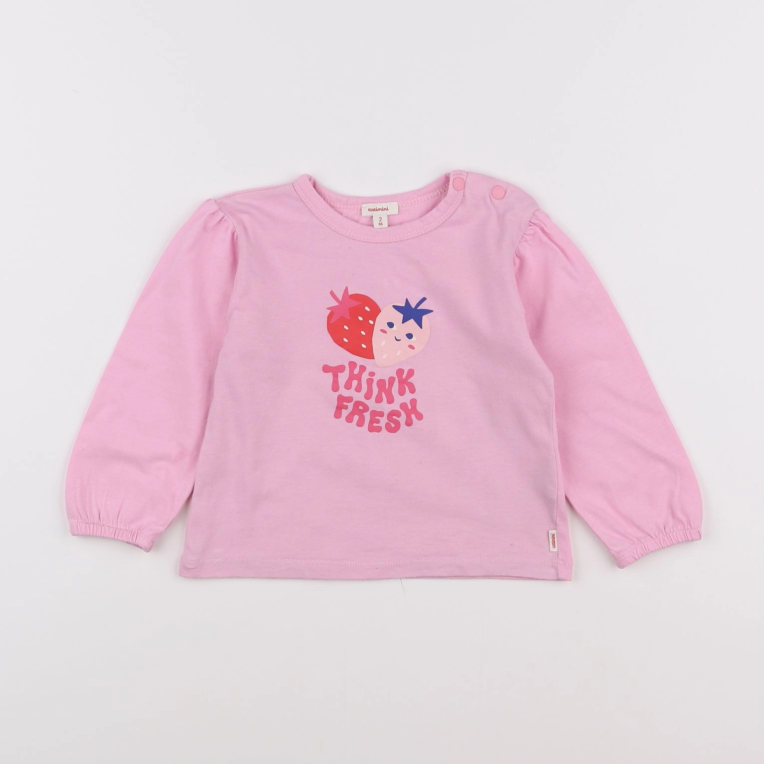 Catimini - tee-shirt rose - 2 ans