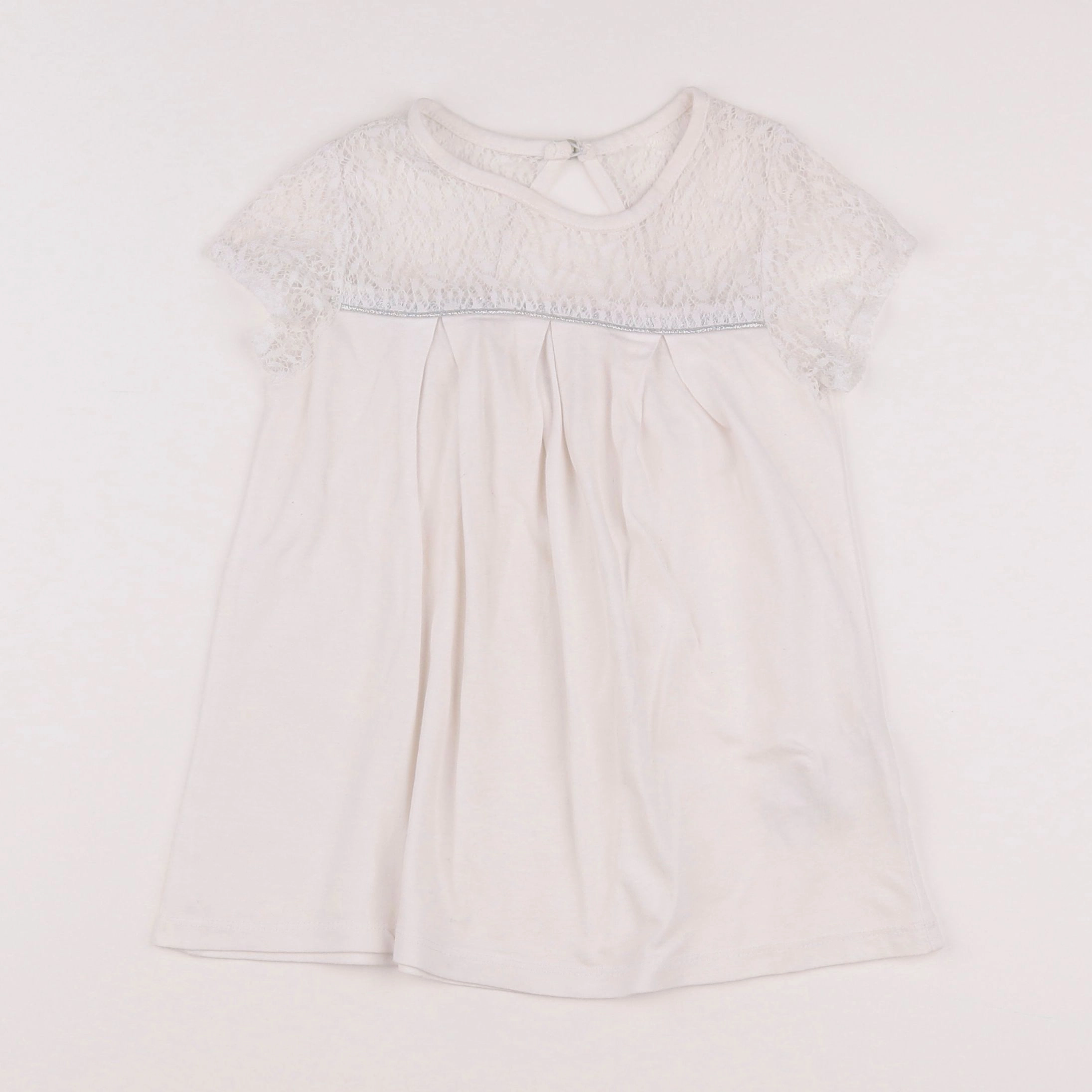 Vertbaudet - robe blanc - 8 ans