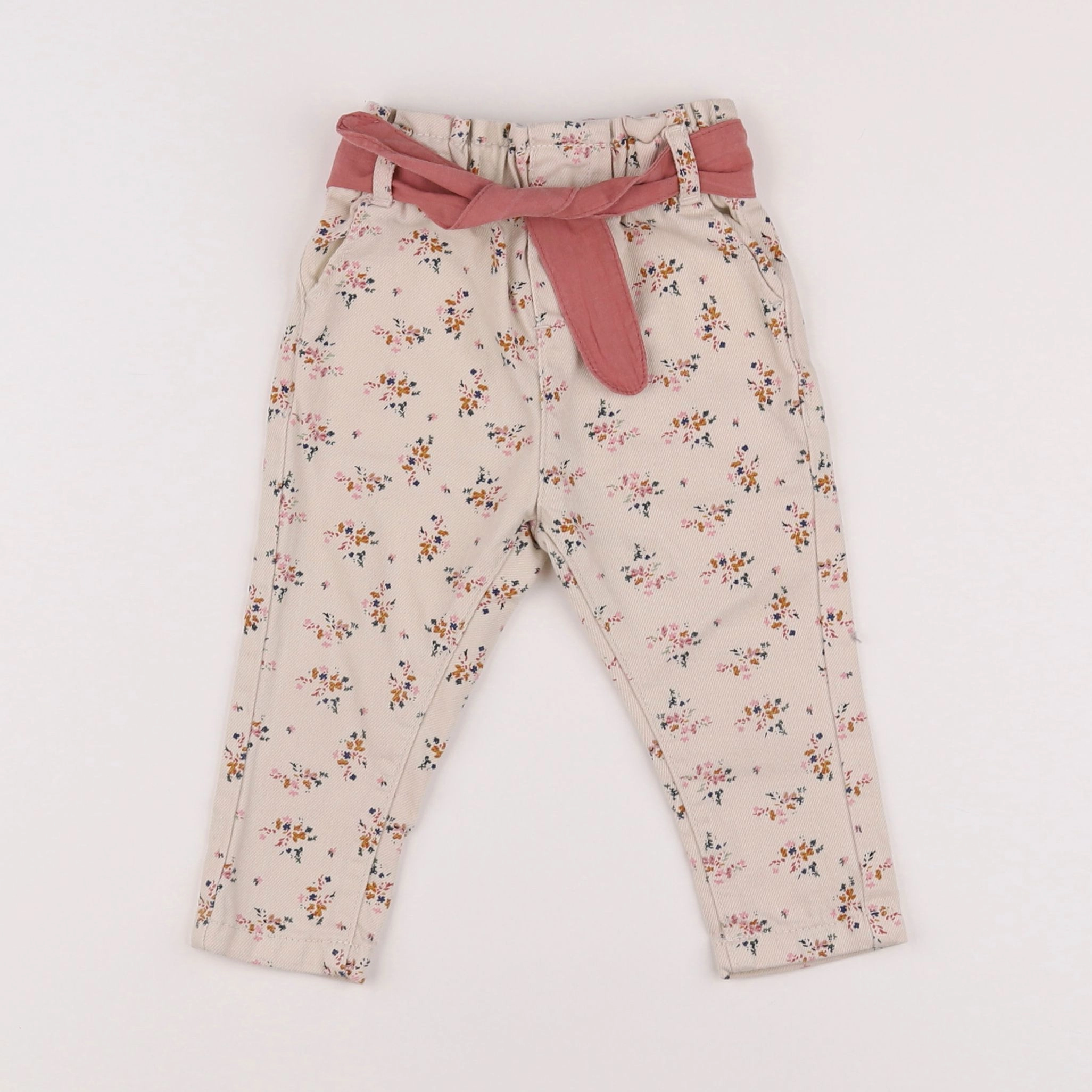 Vertbaudet - pantalon multicolore - 12 mois