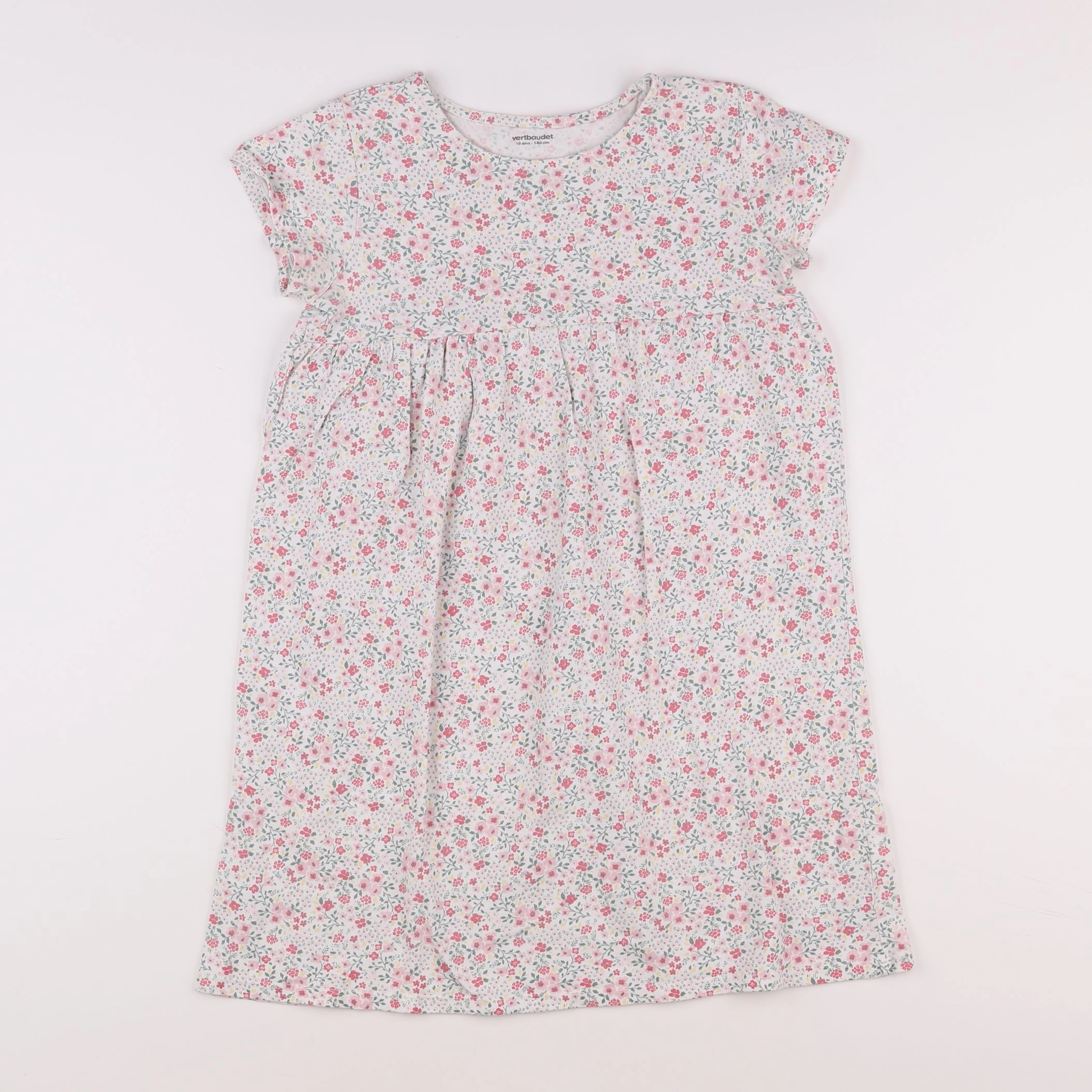 Vertbaudet - robe multicolore - 10 ans