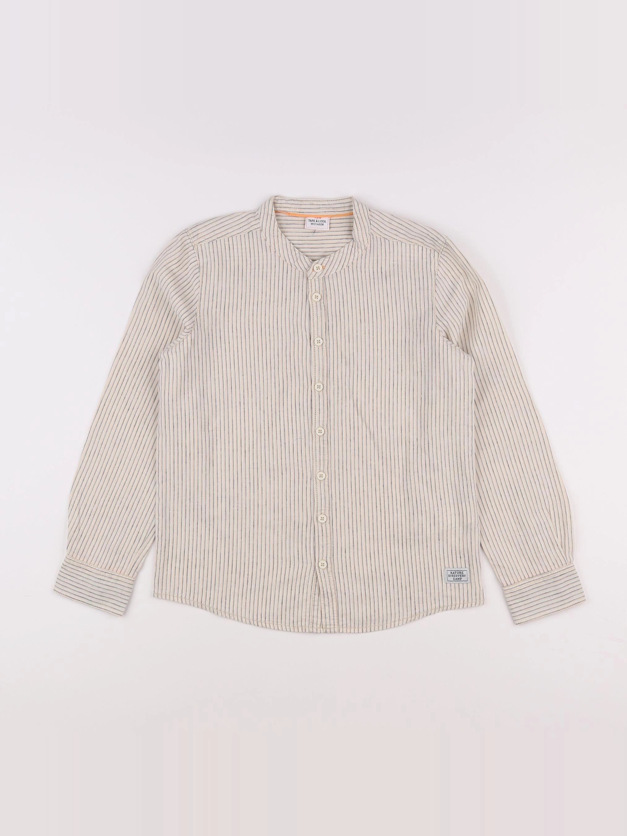 Tape à l'oeil - chemise beige, orange - 10 ans