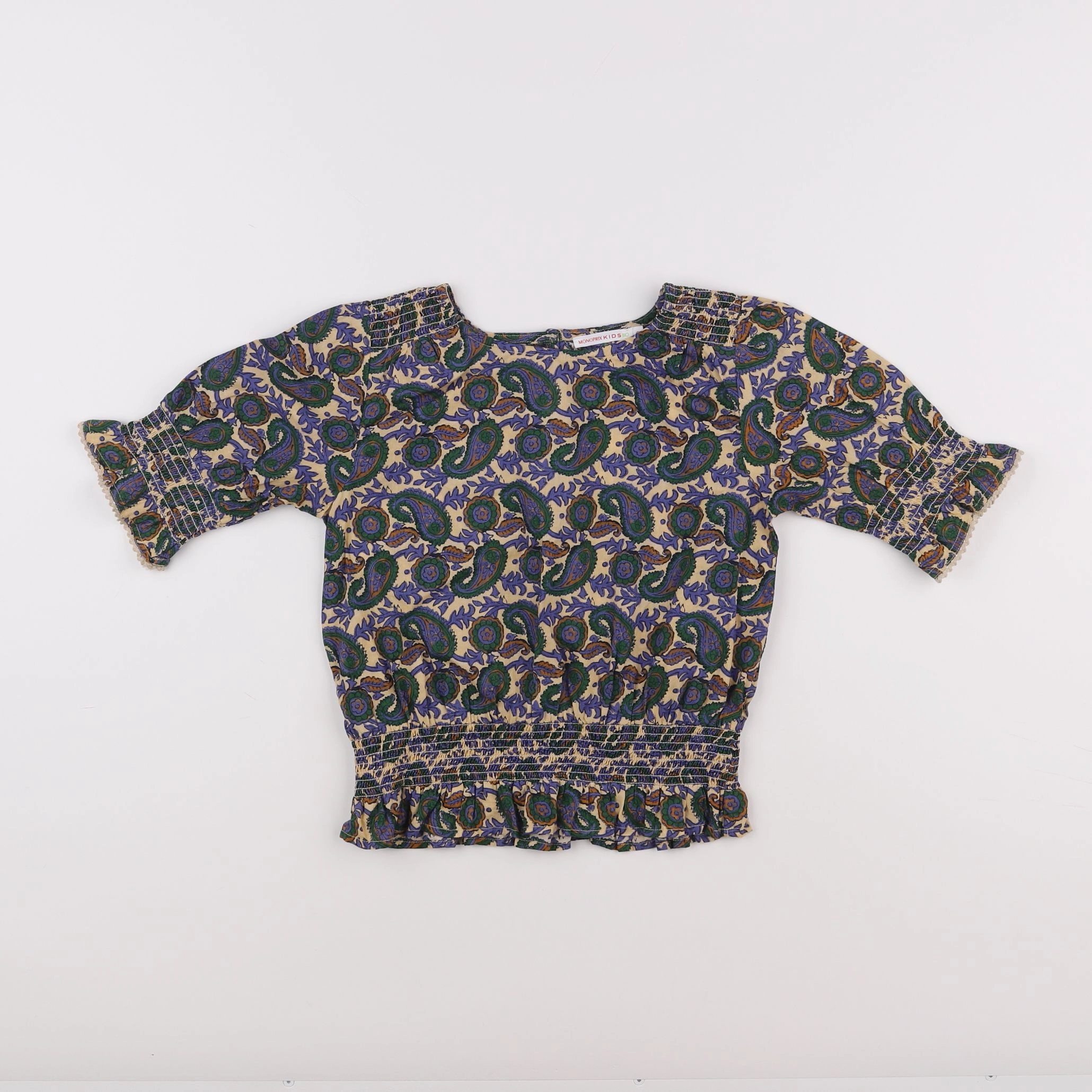 Monoprix - blouse multicolore - 6 ans