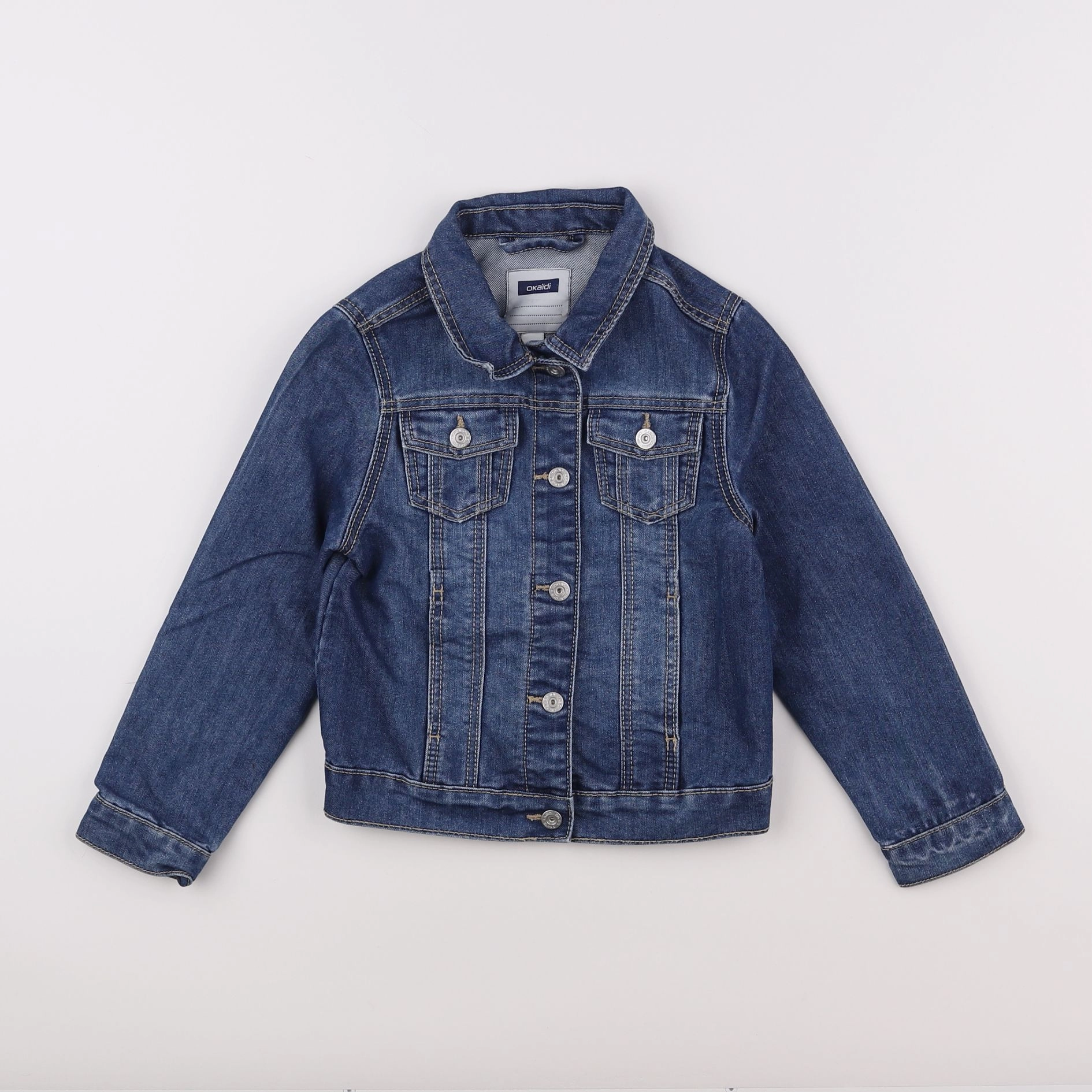 Okaidi - veste bleu - 6 ans