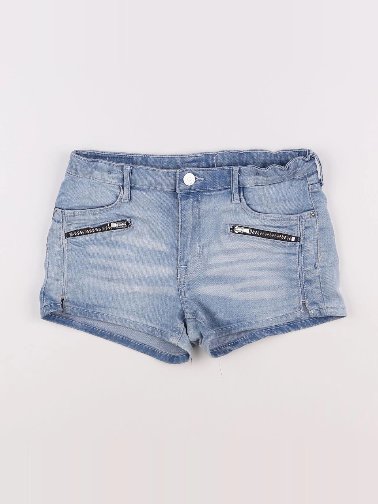 P denim - short bleu - 11/12 ans