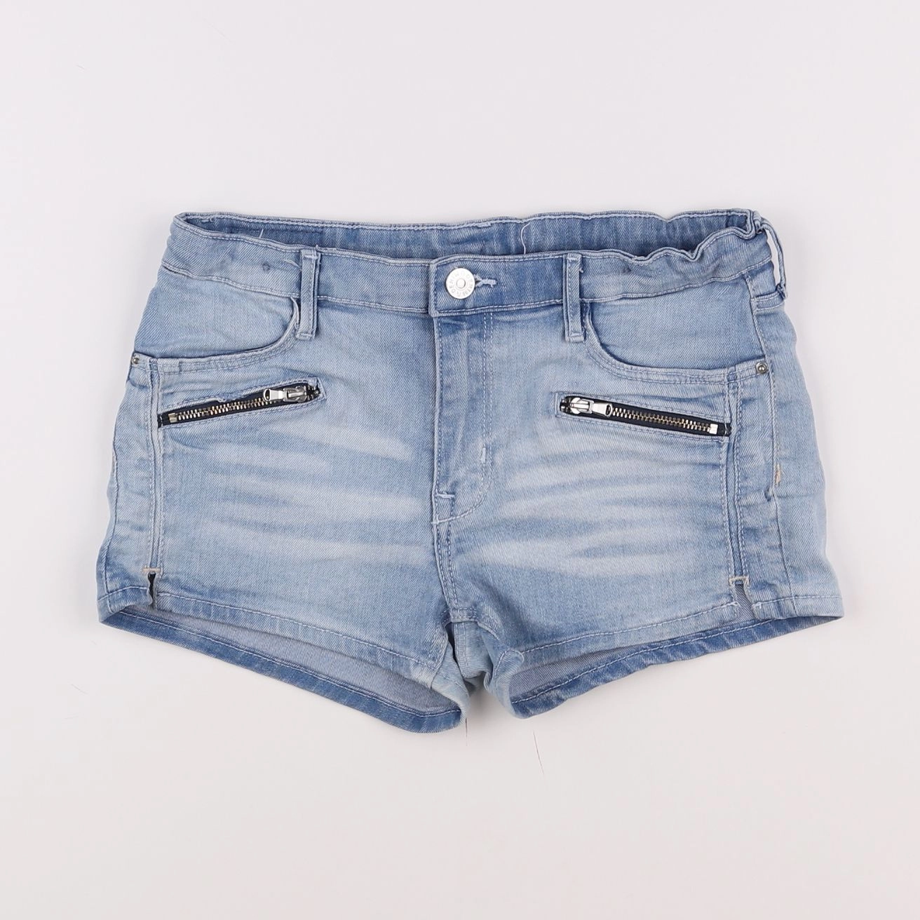 P denim - short bleu - 11/12 ans