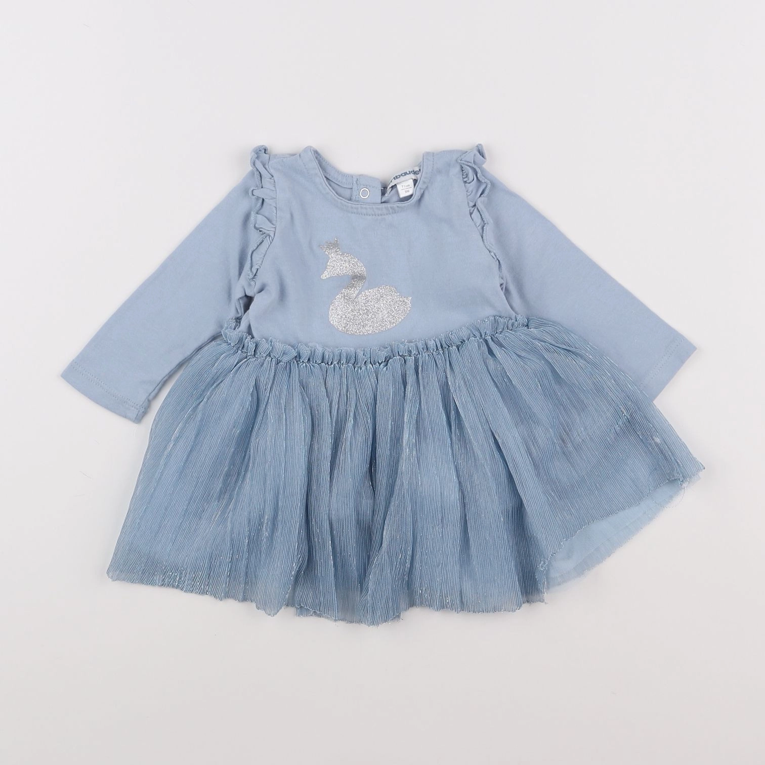 Vertbaudet - robe bleu - 9 mois