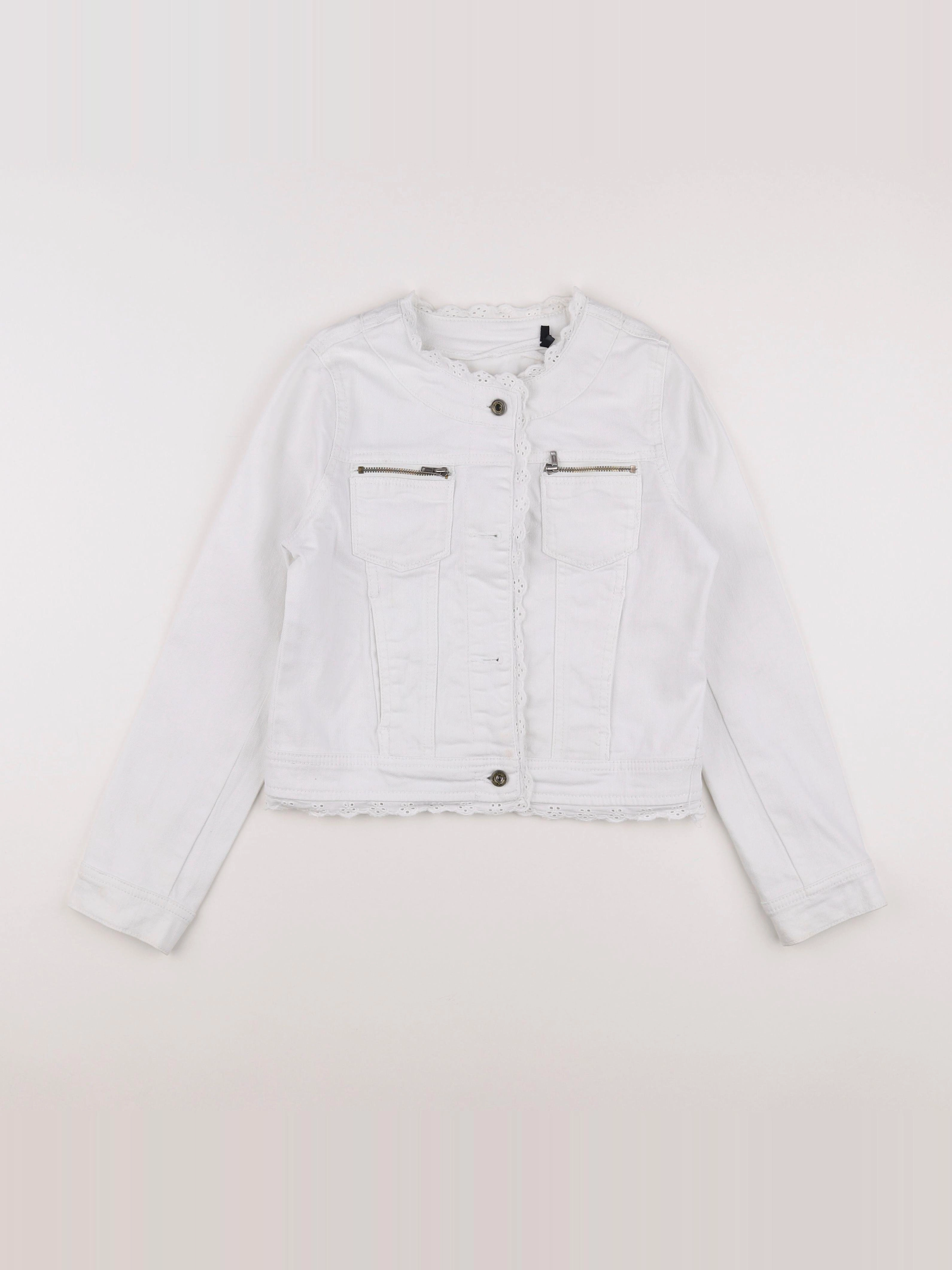 IKKS - veste blanc - 10 ans