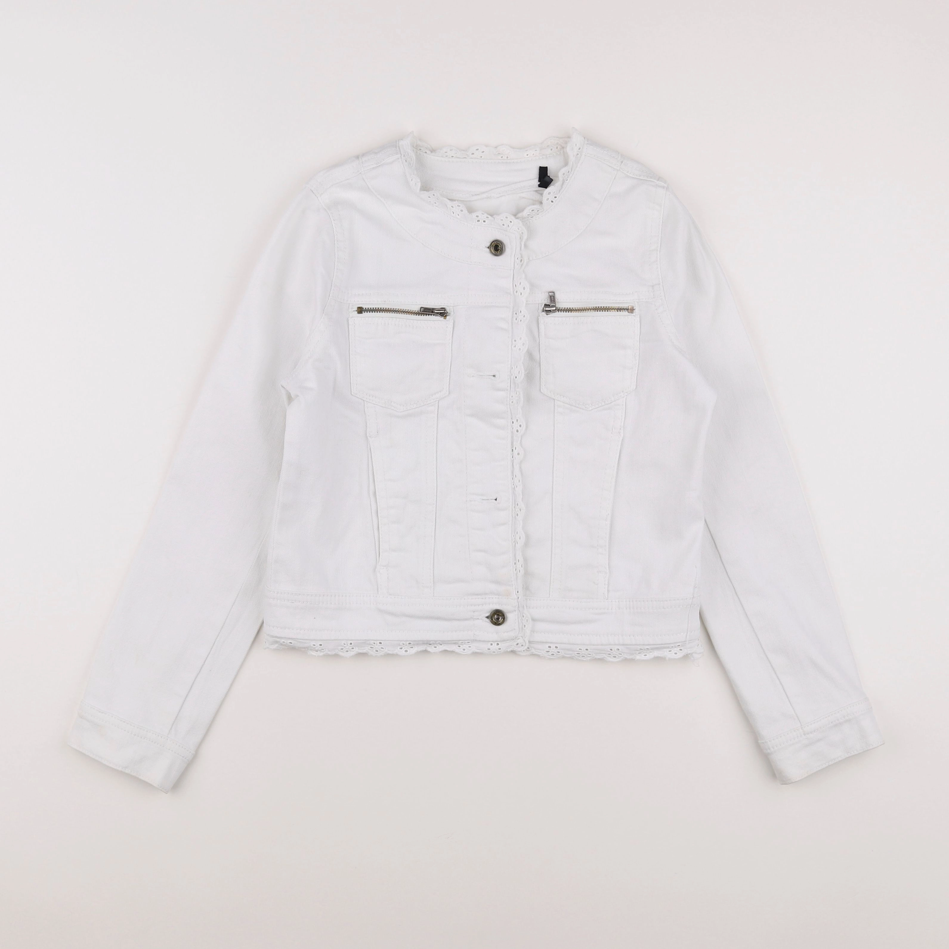 IKKS - veste blanc - 10 ans