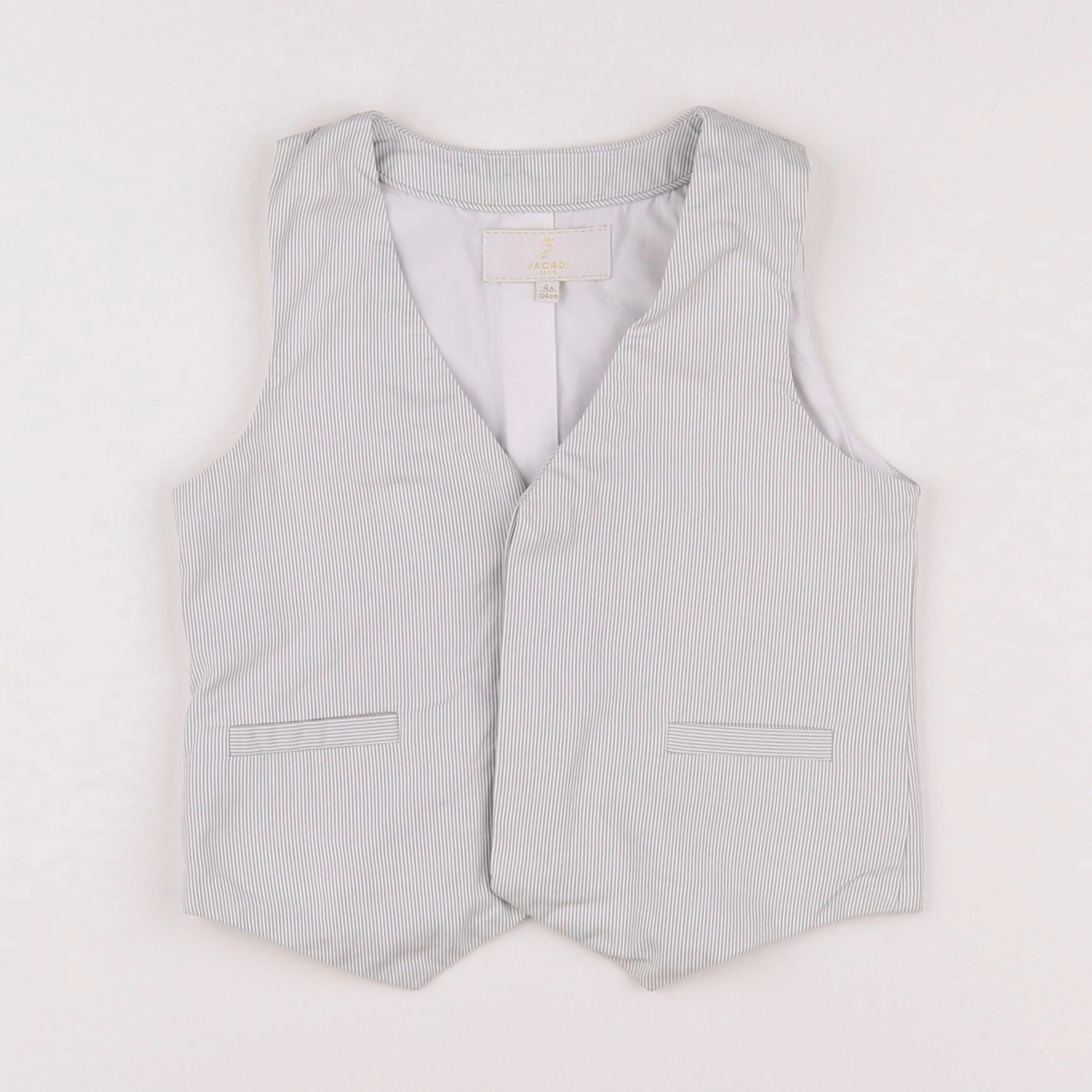 Jacadi - gilet gris - 4 ans