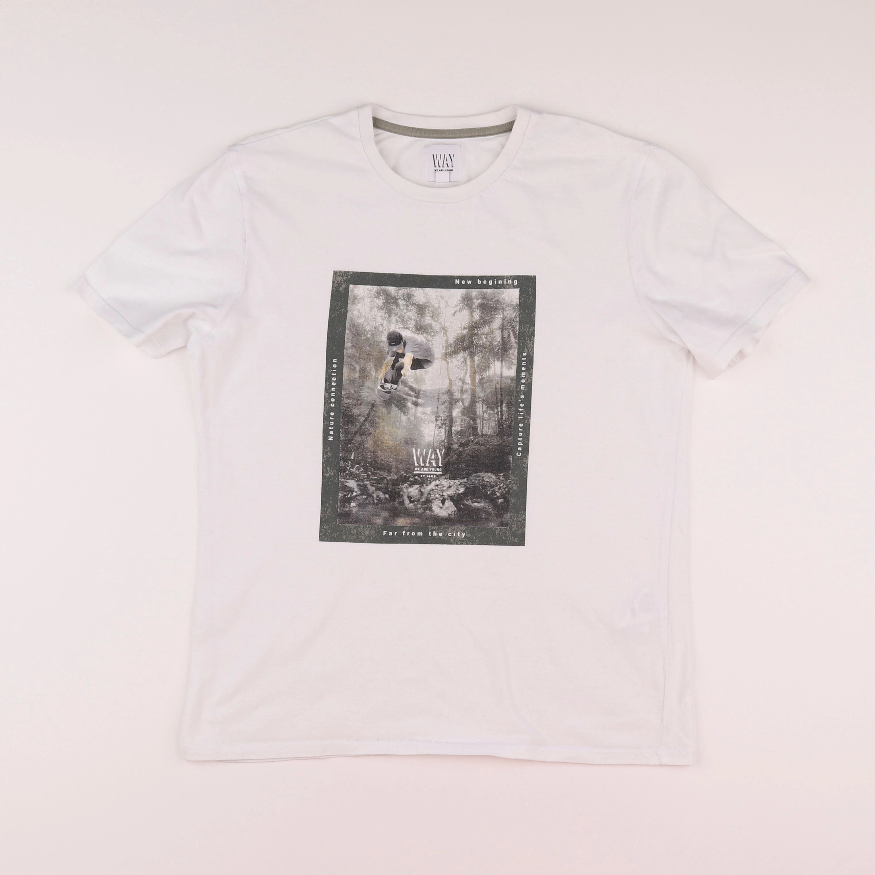 IKKS - tee-shirt blanc - 12 ans