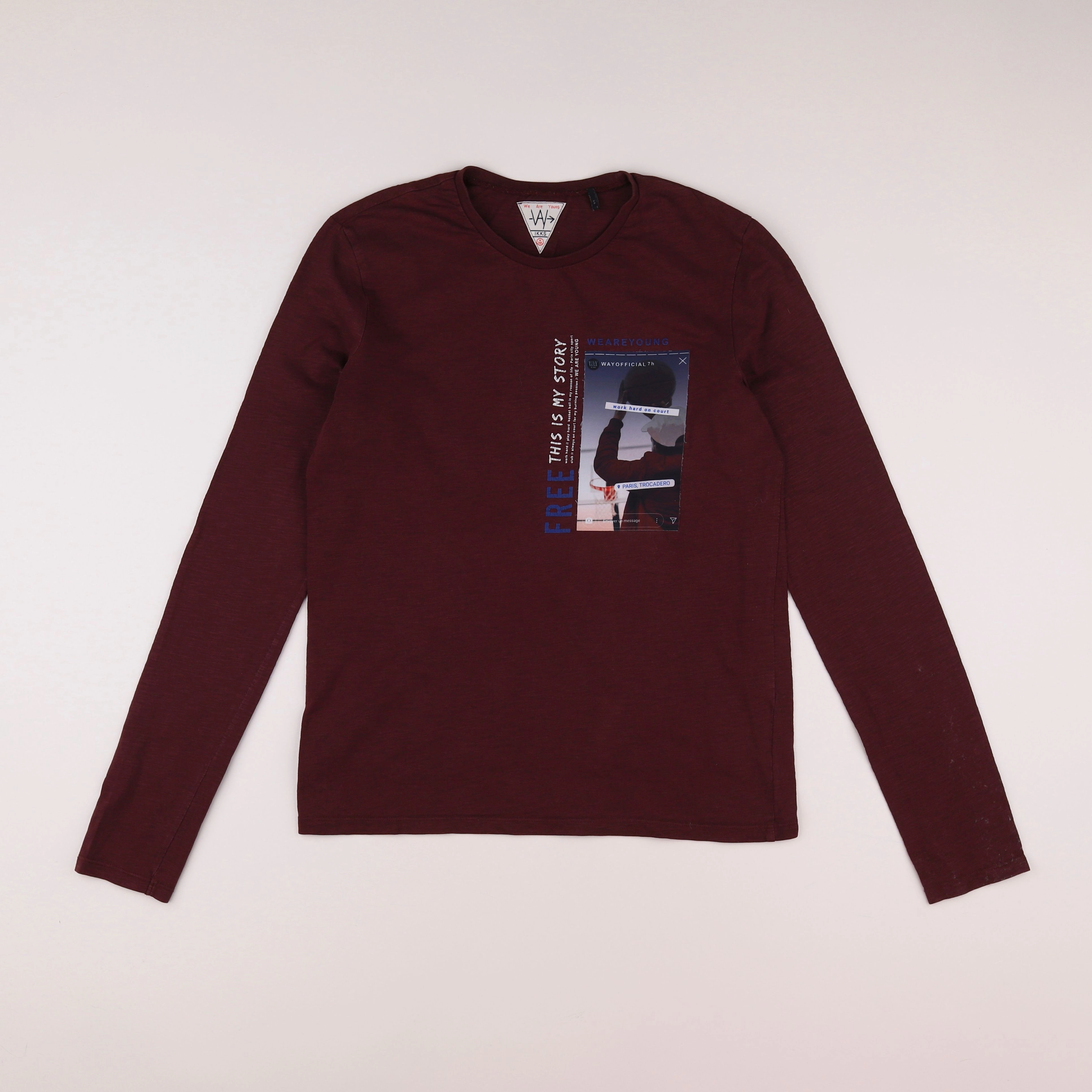 IKKS - tee-shirt rouge - 12 ans