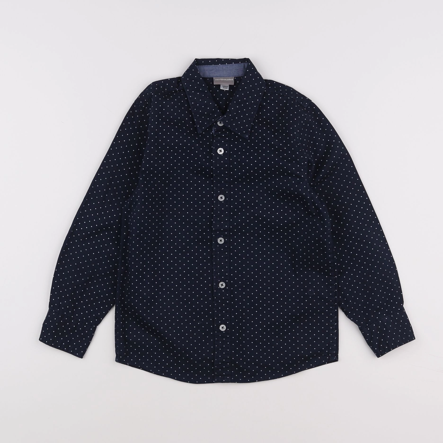 Vertbaudet - chemise bleu - 8 ans