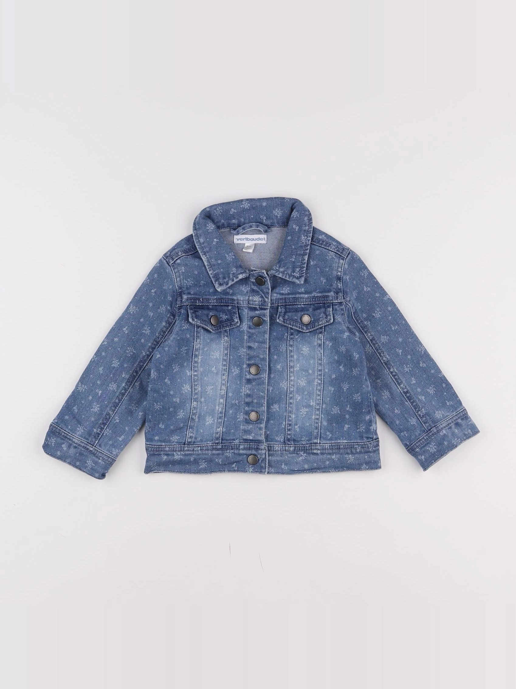 Vertbaudet - veste bleu - 18 mois