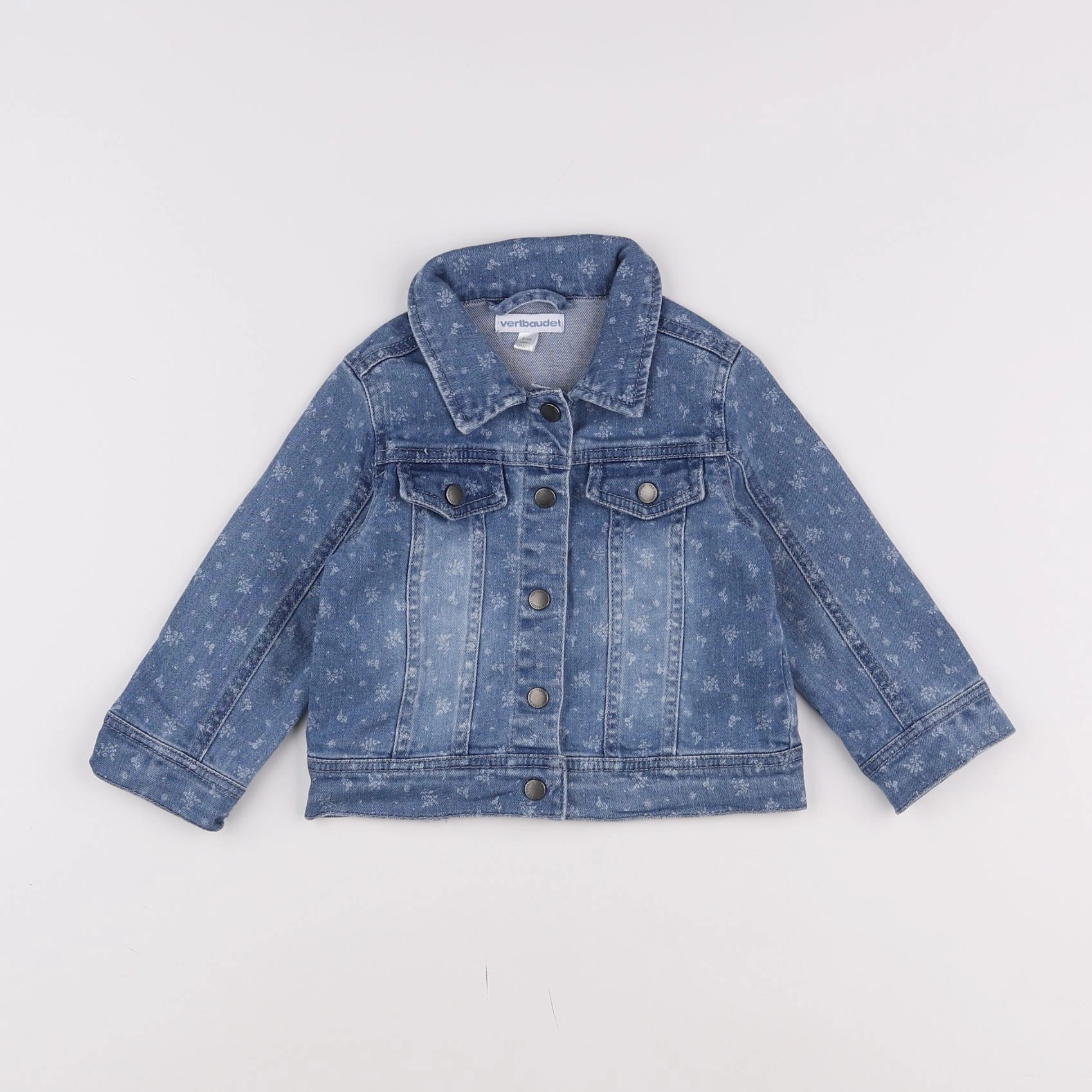 Vertbaudet - veste bleu - 18 mois