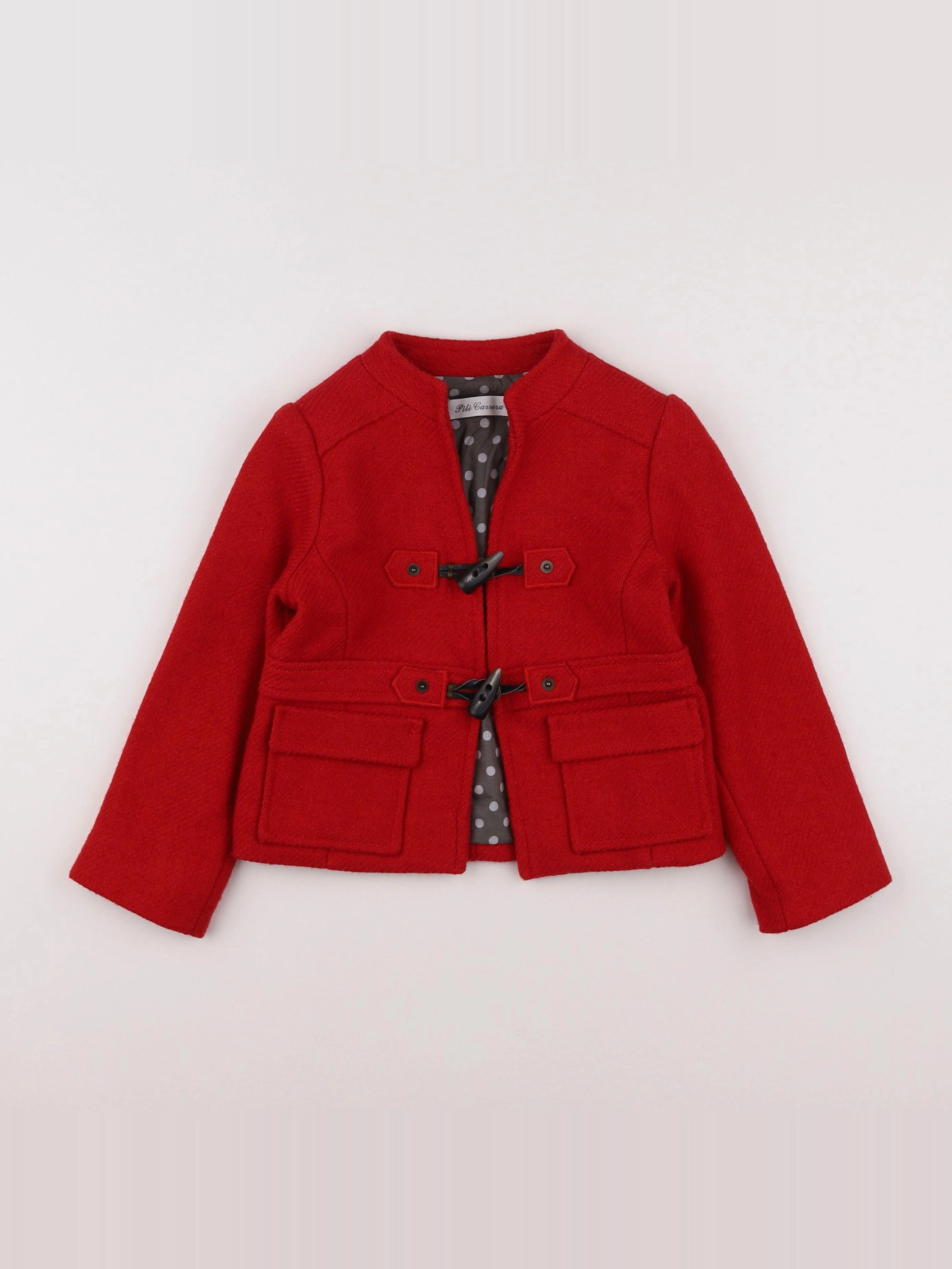 Pili Carrera - veste rouge - 4 ans