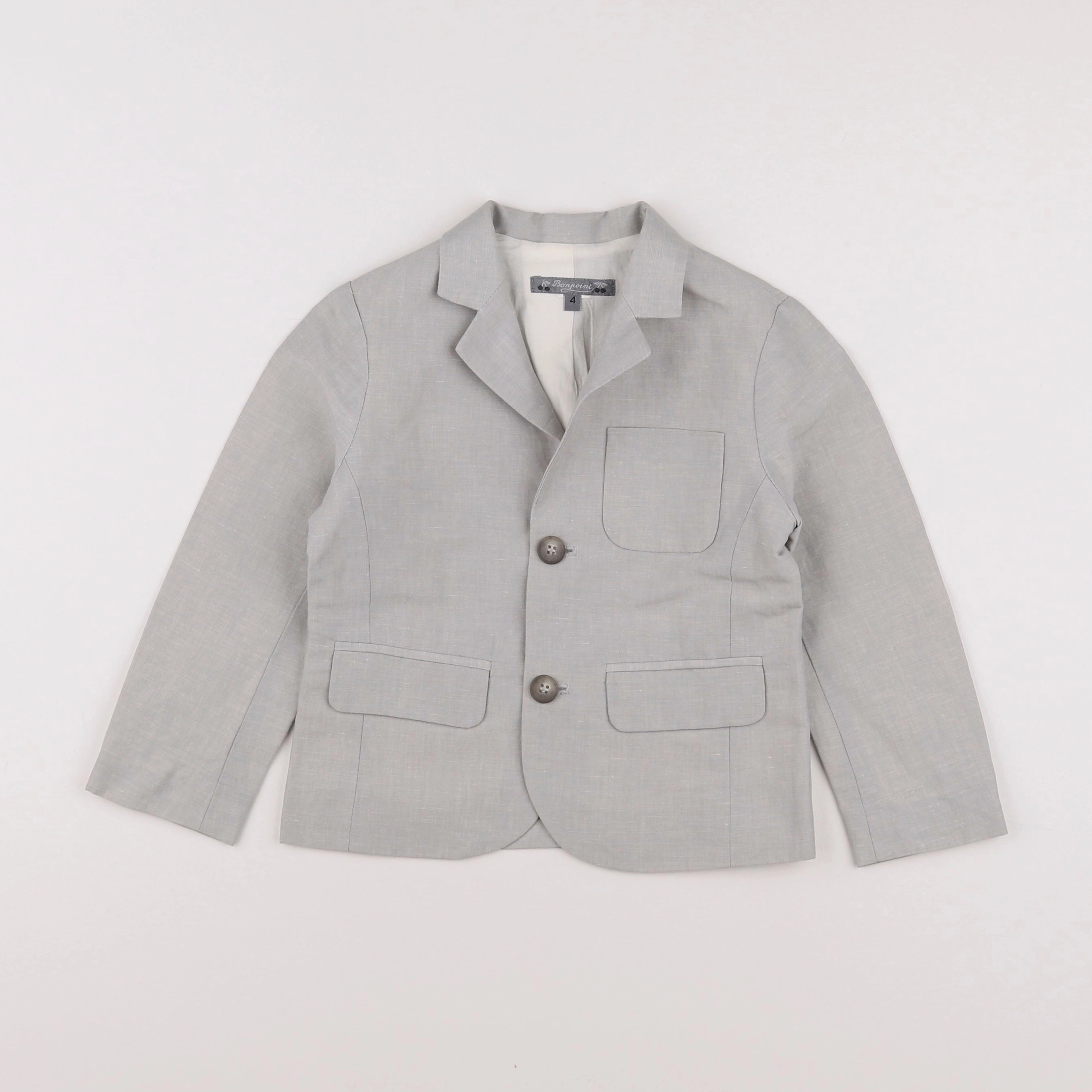 Bonpoint - veste gris - 4 ans