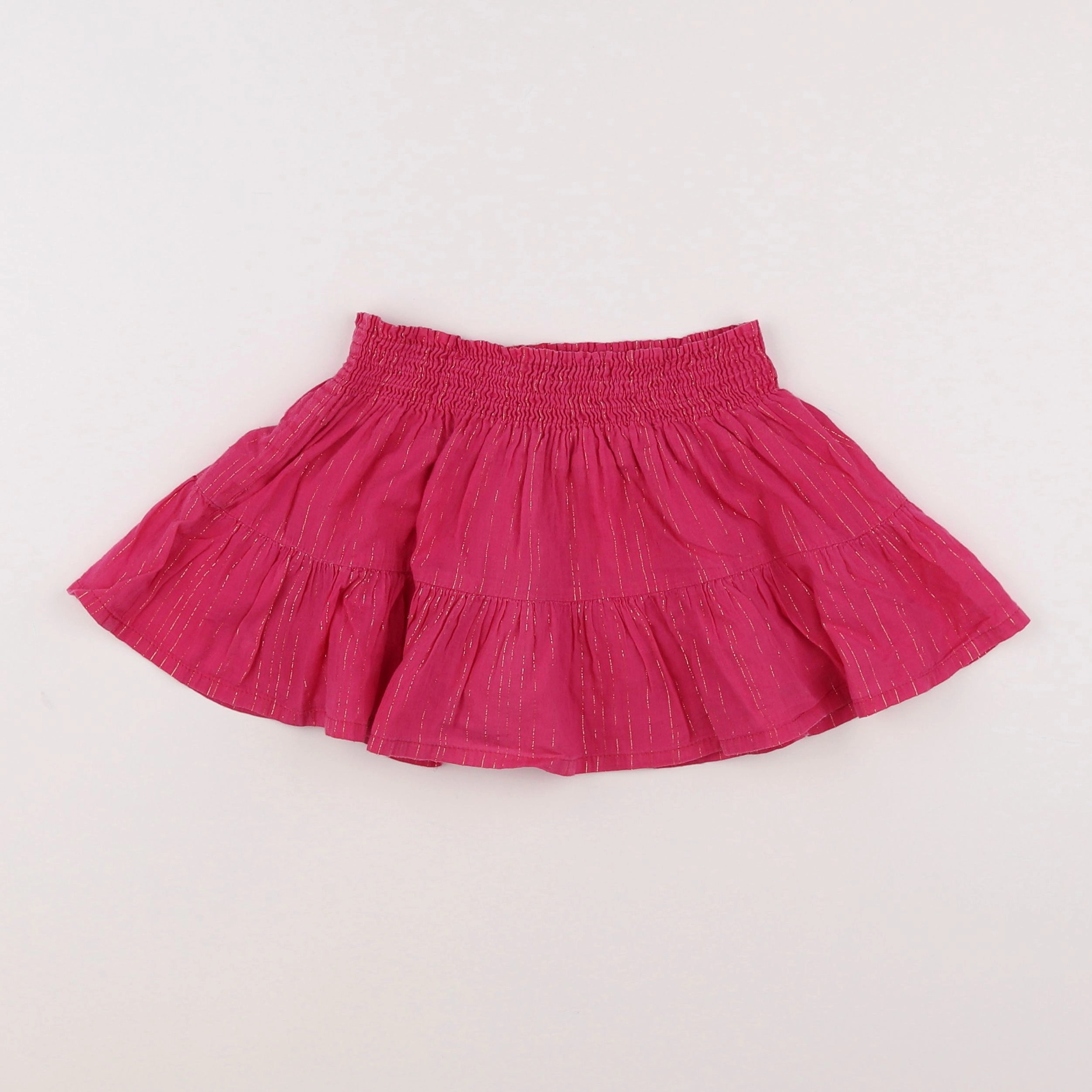 Bonton - jupe rose, or - 4 ans