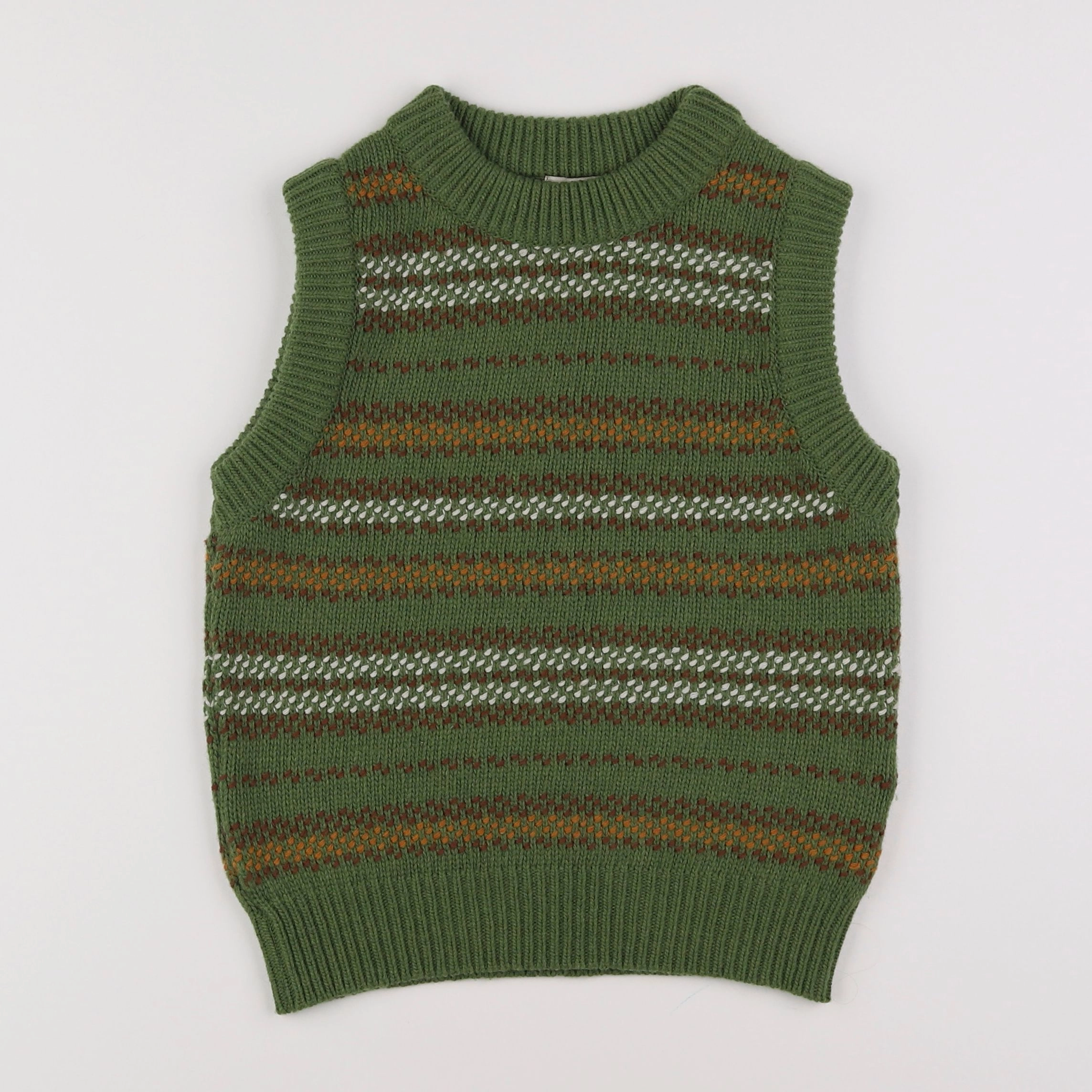 Bebe organic - pull vert - 8 ans