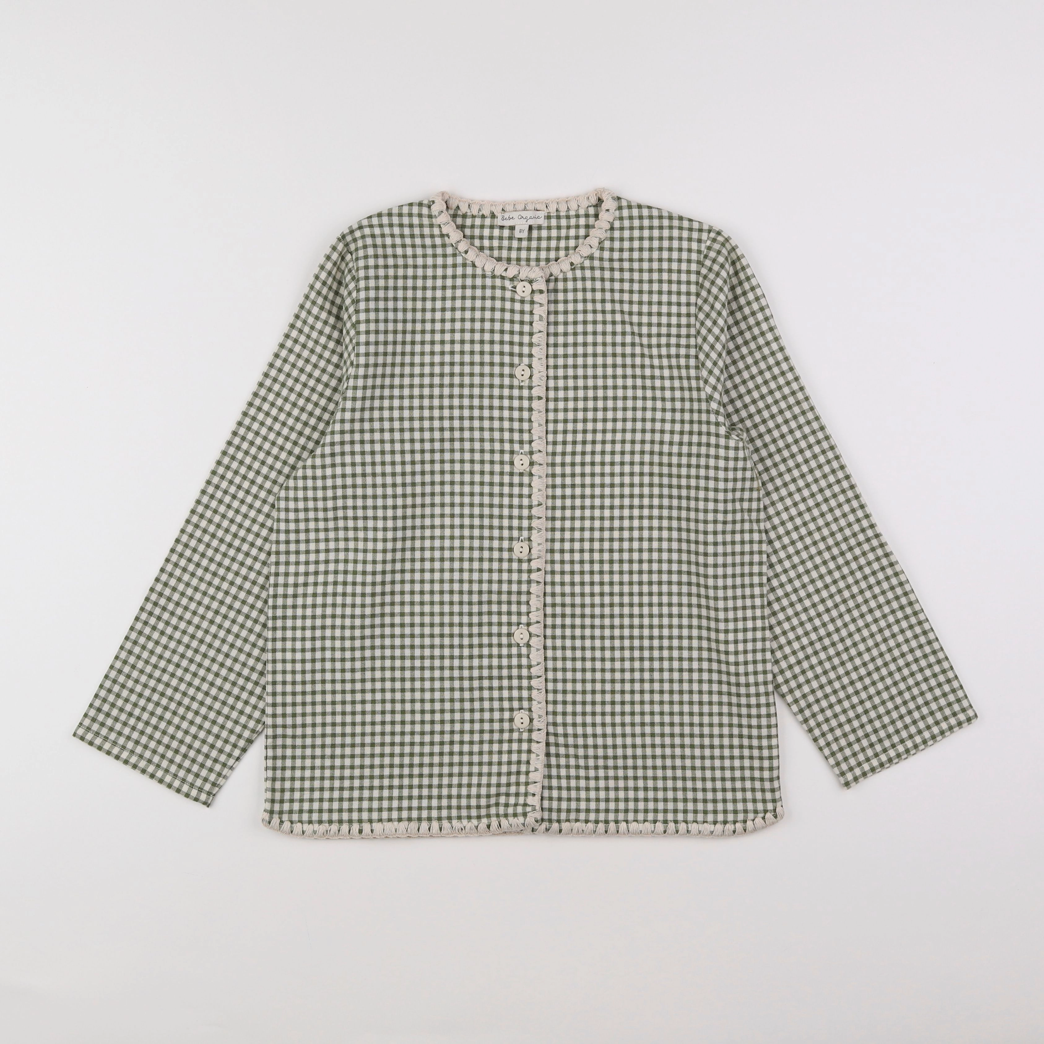 Bebe organic - blouse vert - 8 ans