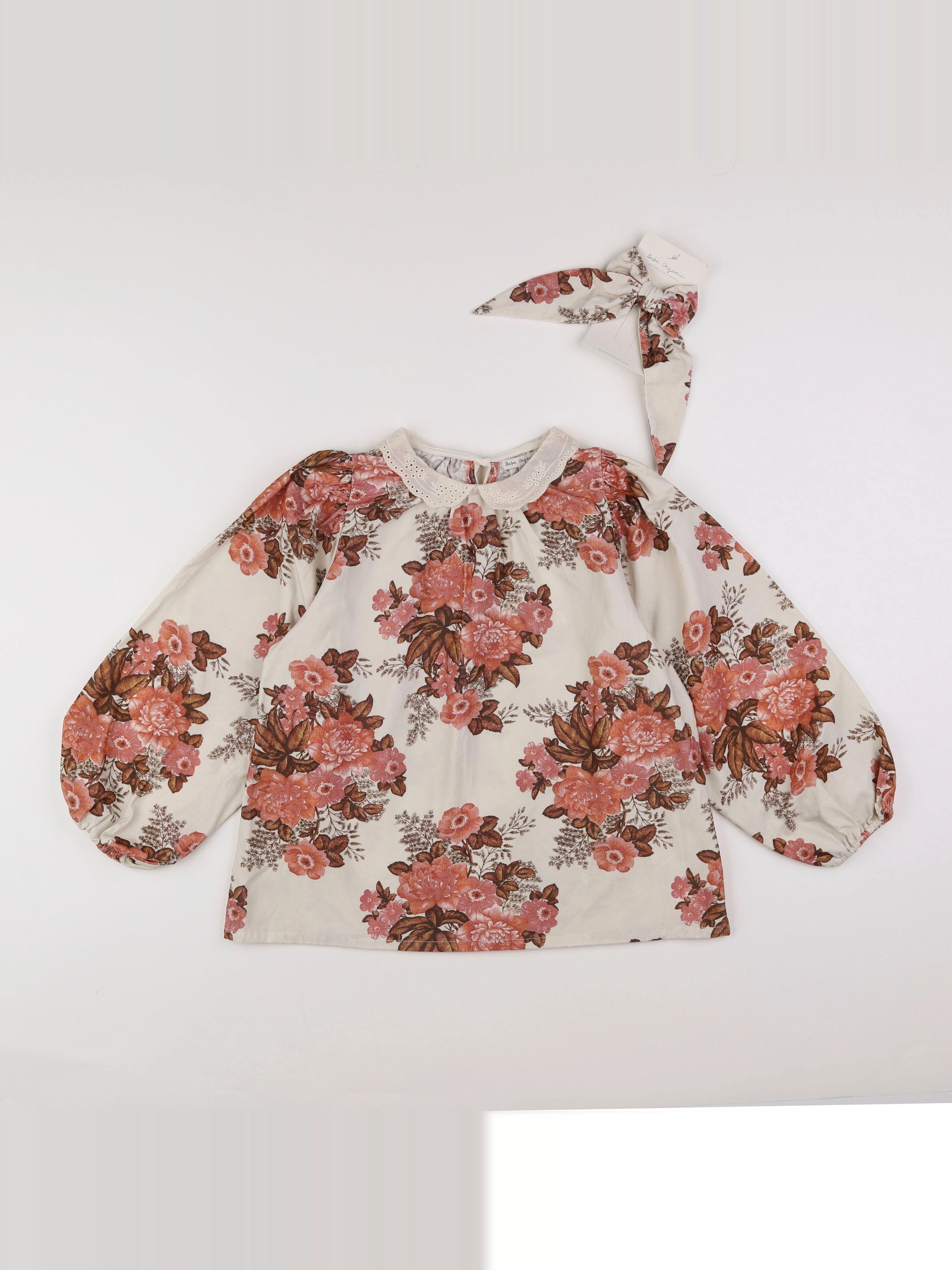 Bebe organic - blouse rose - 8 ans