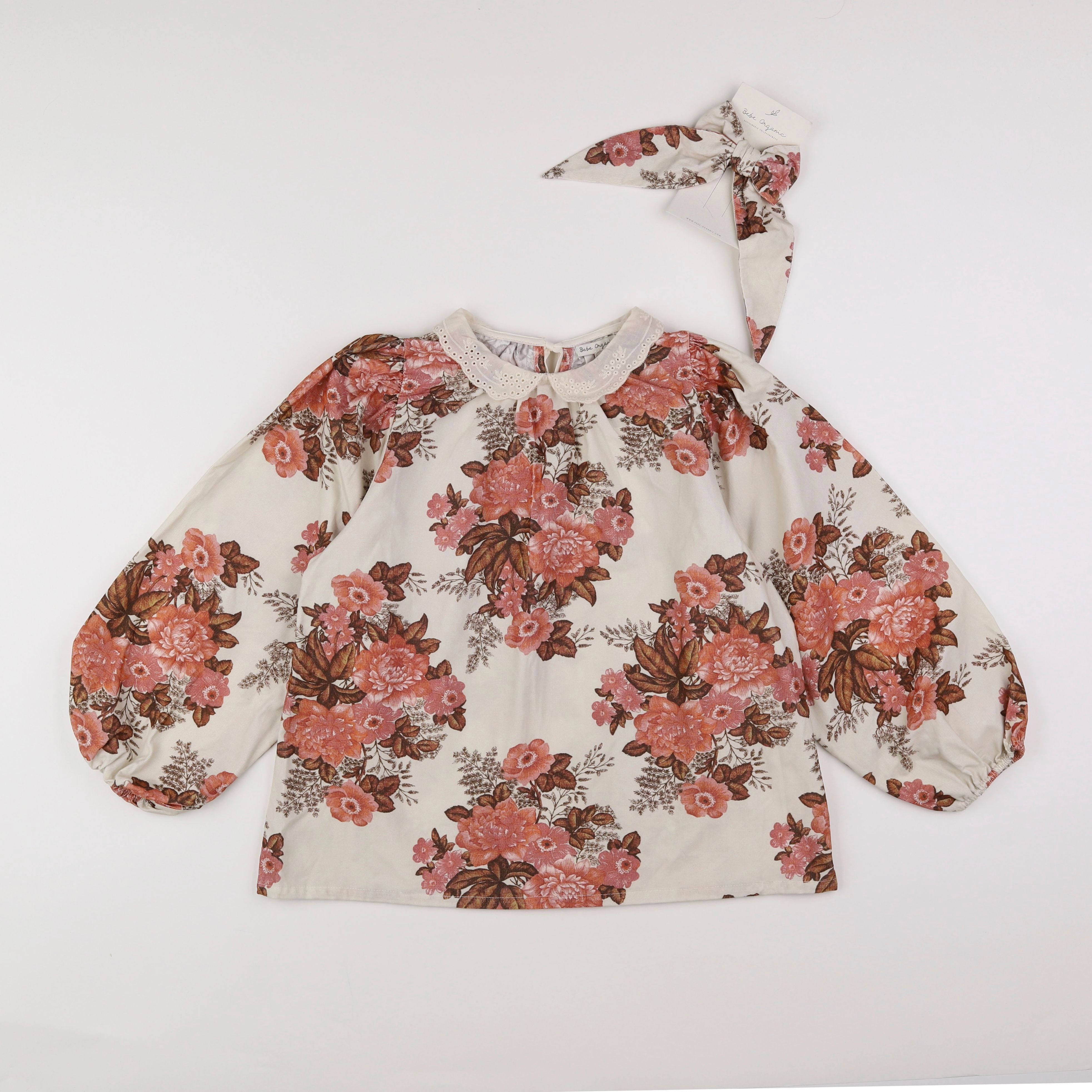 Bebe organic - blouse rose - 8 ans