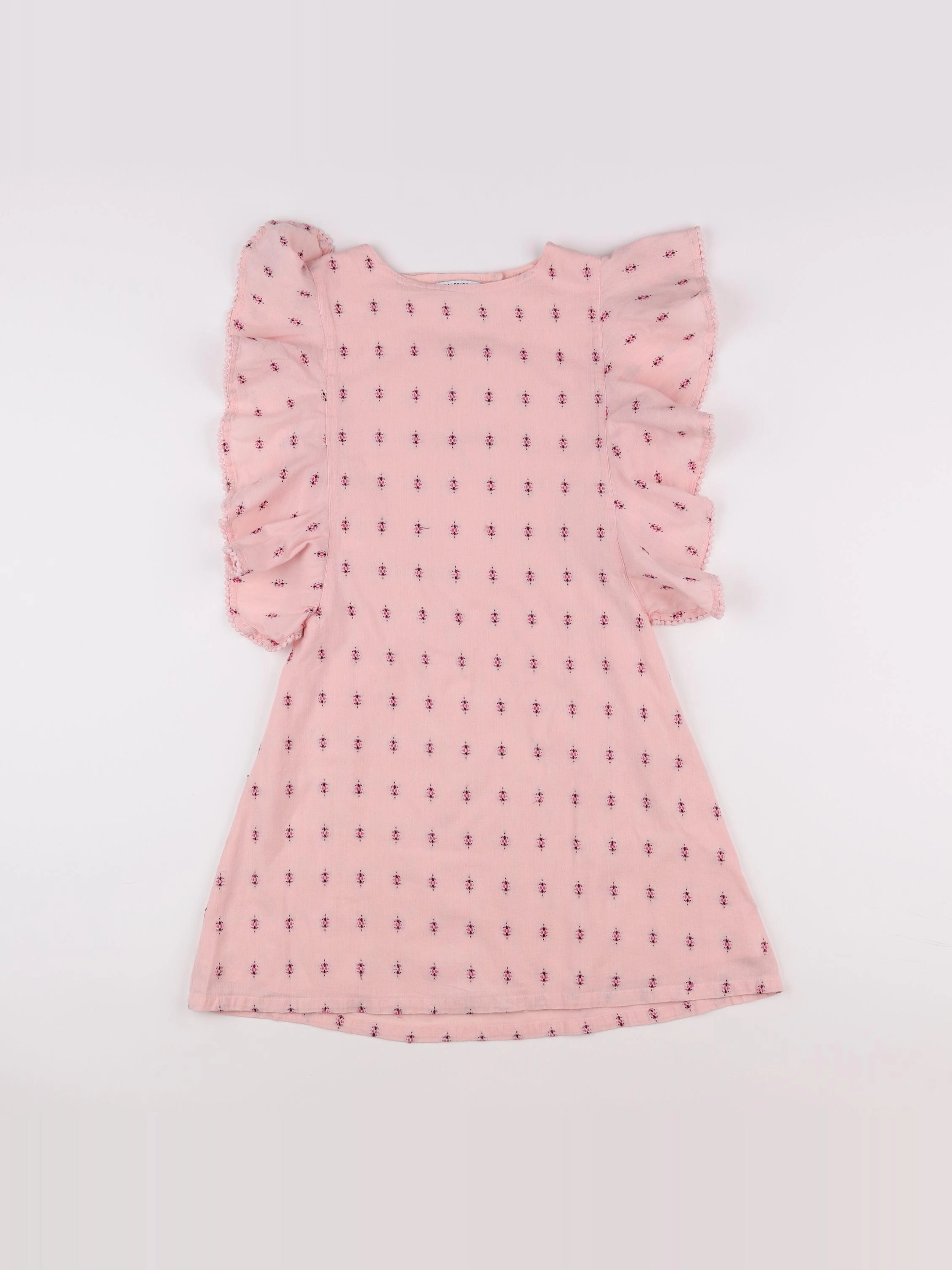 Galeries Lafayette - robe rose - 10 ans