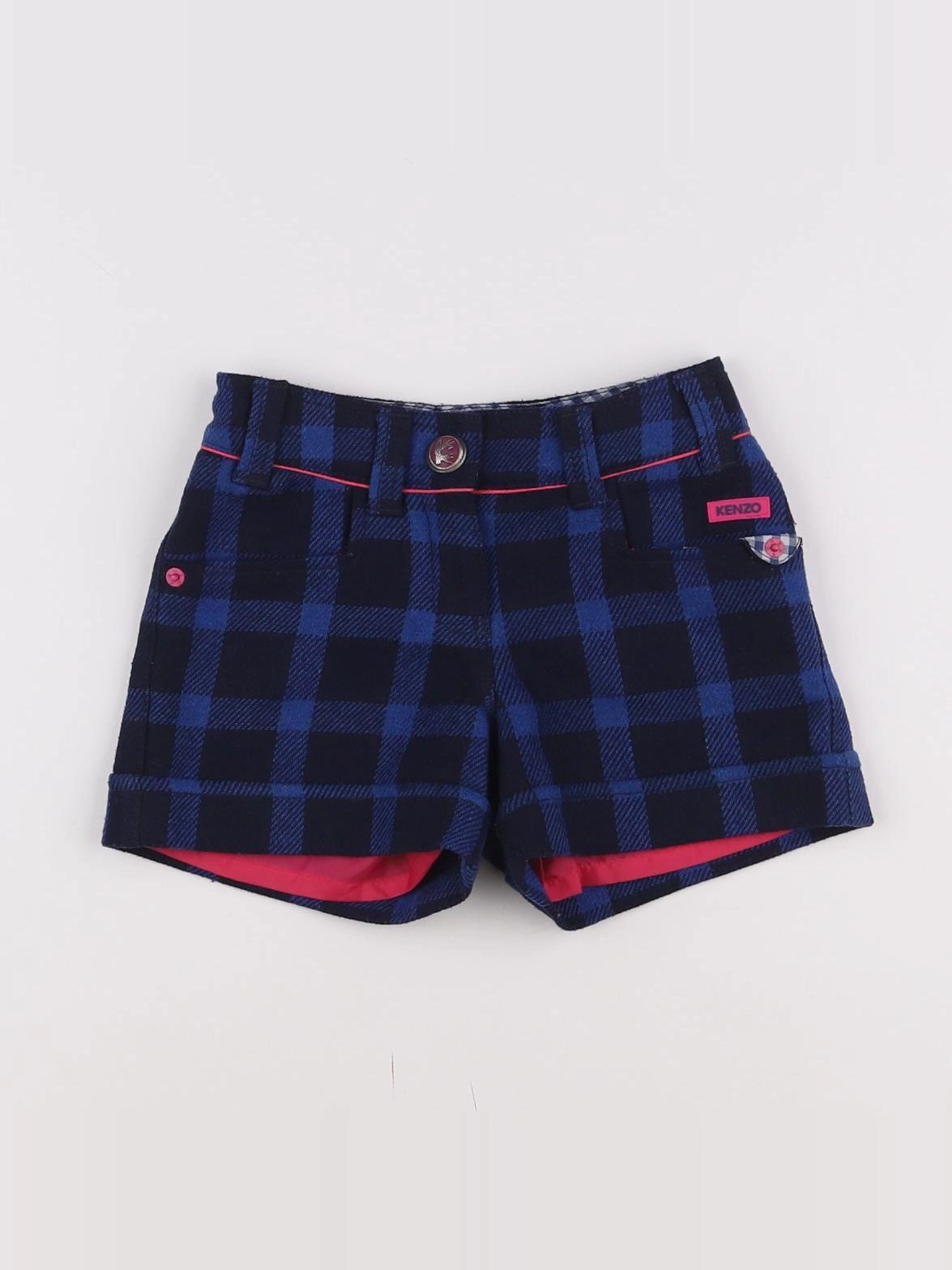 Kenzo - short bleu, rose - 5 ans