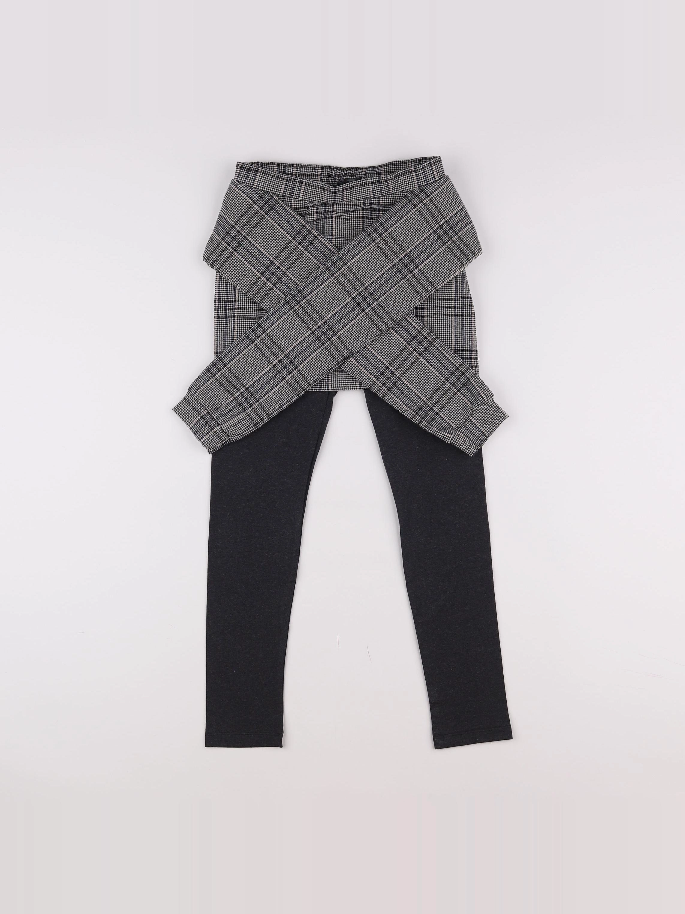 IKKS - pantalon noir, gris - 8 ans