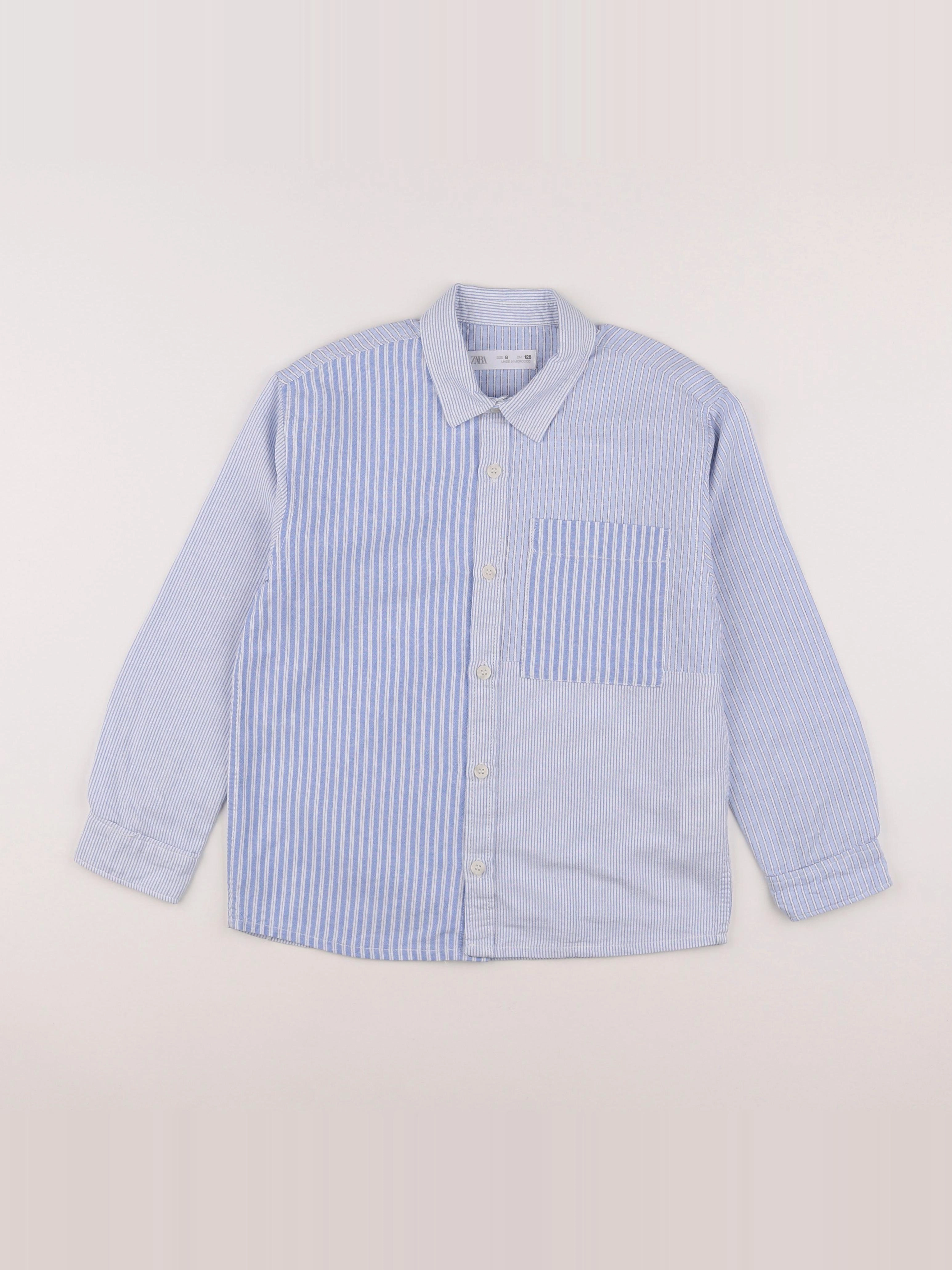 Zara - chemise bleu - 8 ans