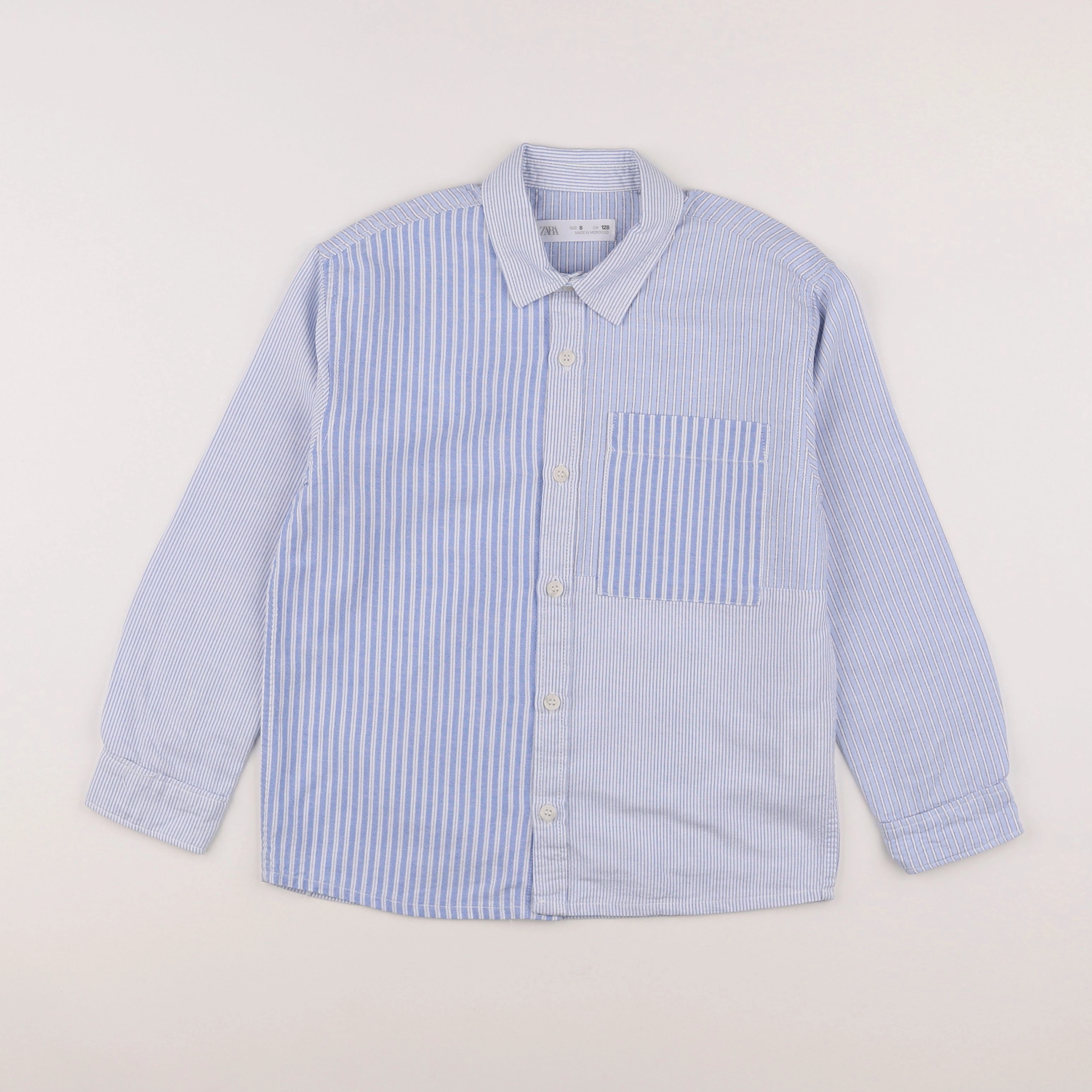 Zara - chemise bleu - 8 ans