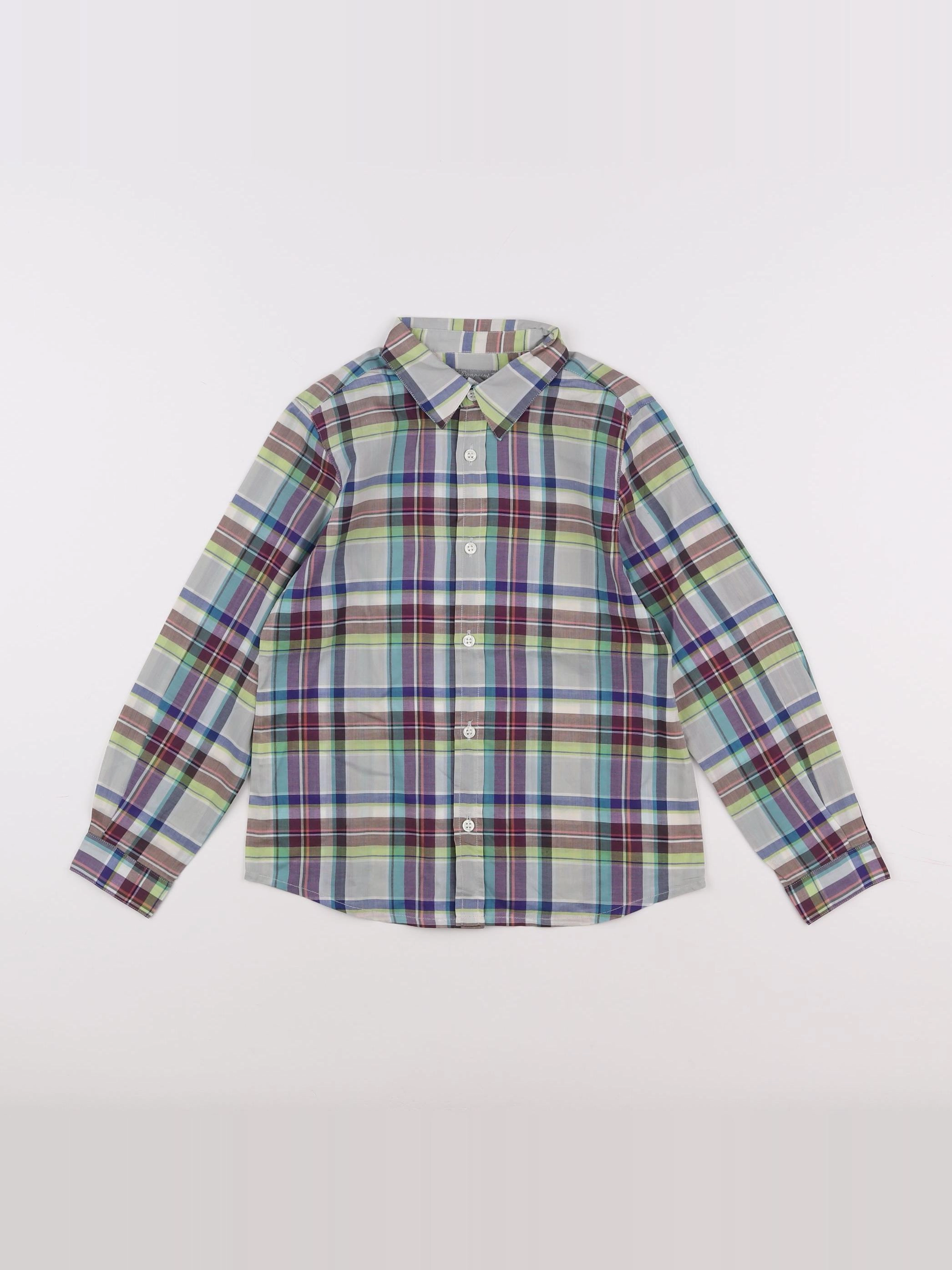 Bonpoint - chemise multicolore - 8 ans