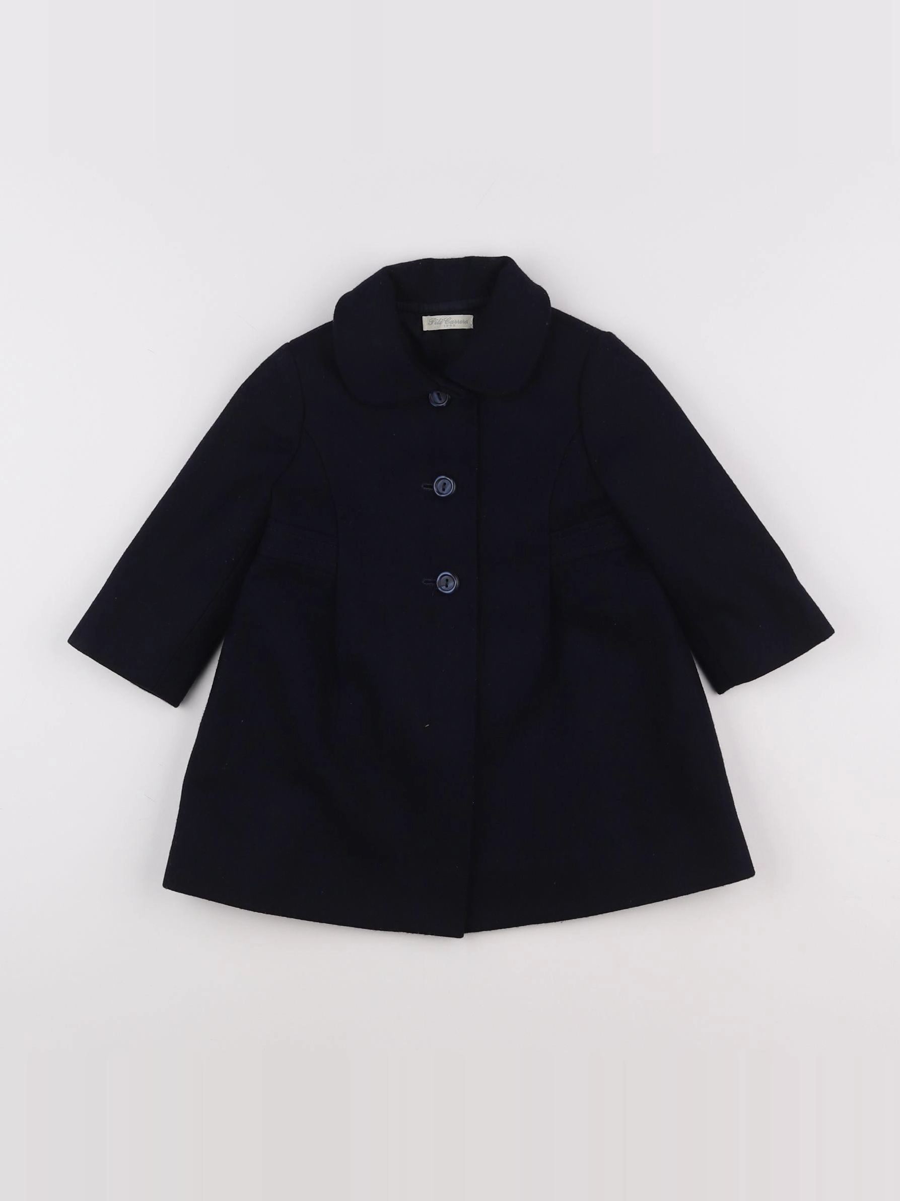 Pili Carrera - manteau bleu - 12 mois