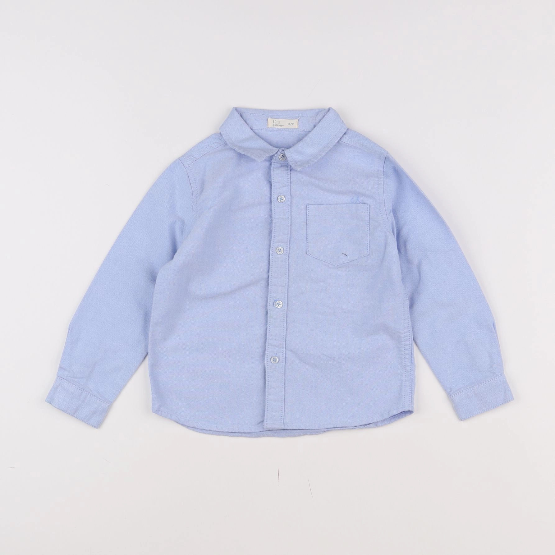 Little Cigogne - chemise bleu - 3 ans