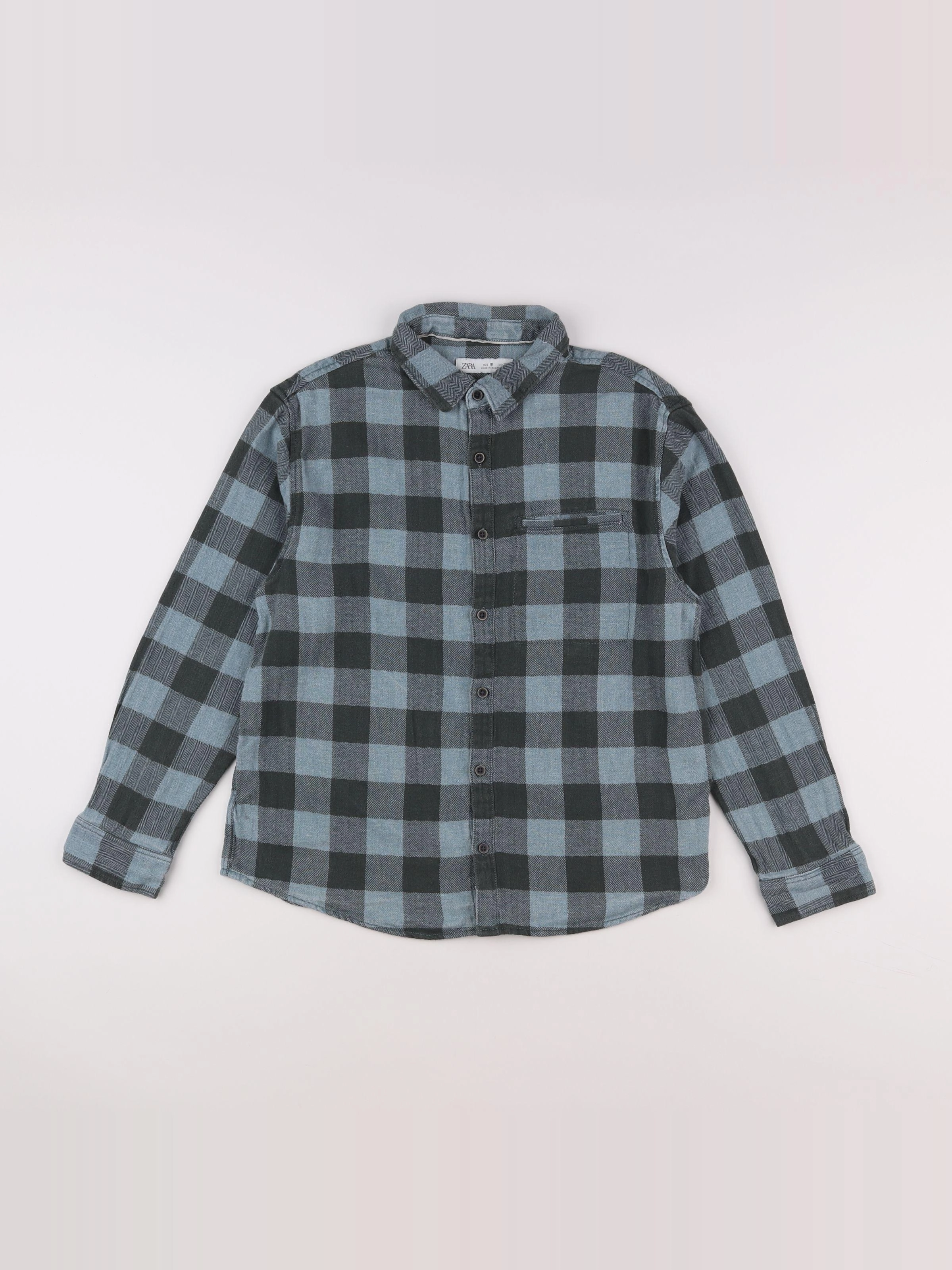 Zara - chemise bleu - 10 ans