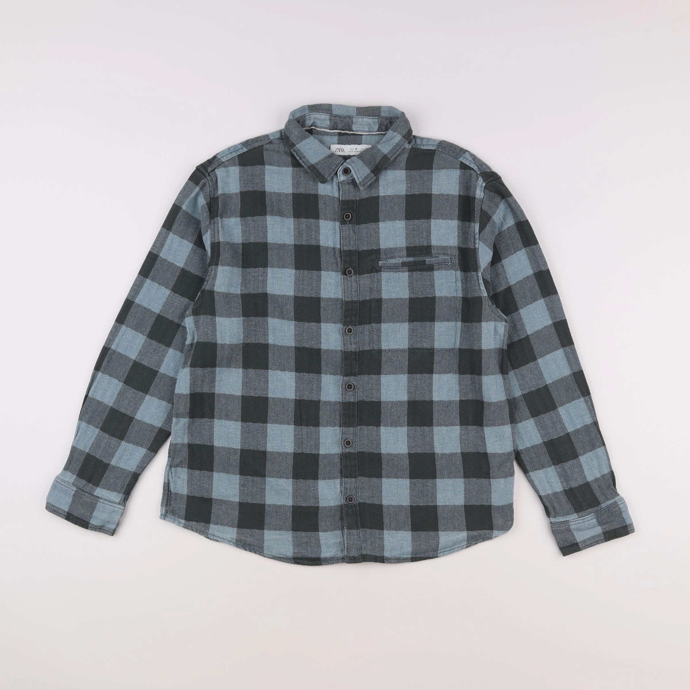 Zara - chemise bleu - 10 ans
