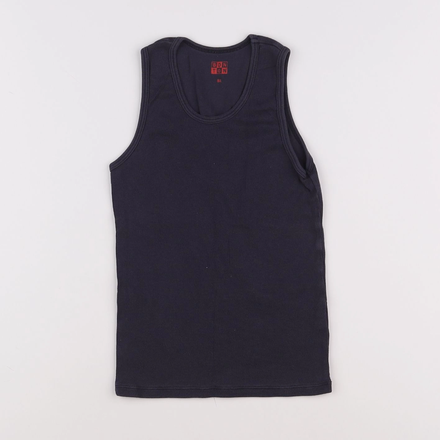 Bonton - maillot de corps bleu - 8 ans