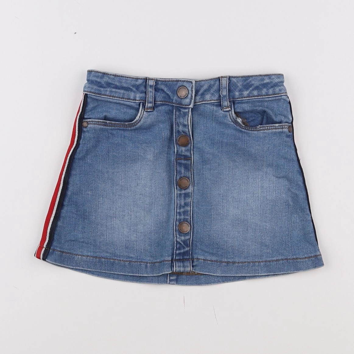 Vertbaudet - jupe bleu - 4 ans