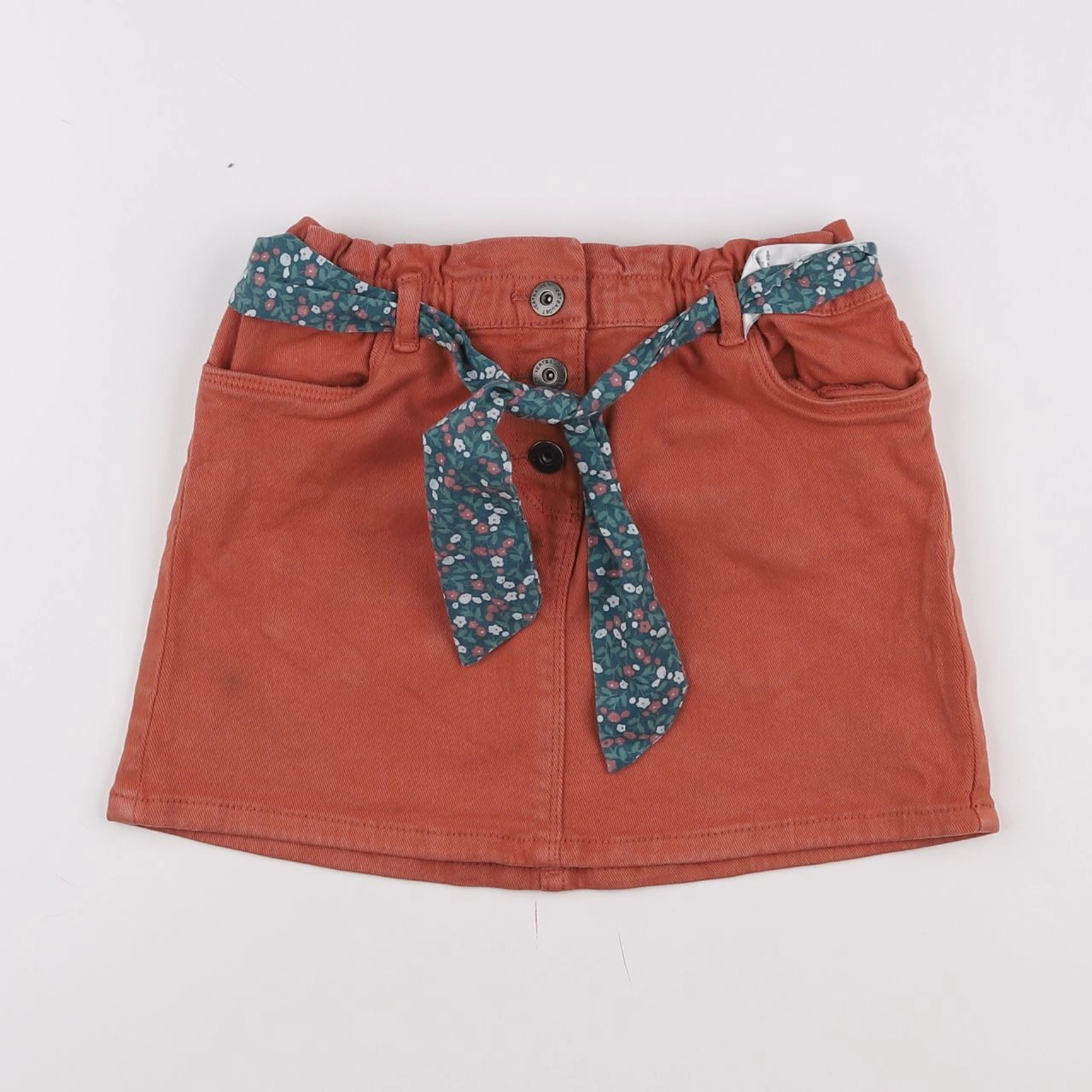 Vertbaudet - jupe rouge - 8 ans