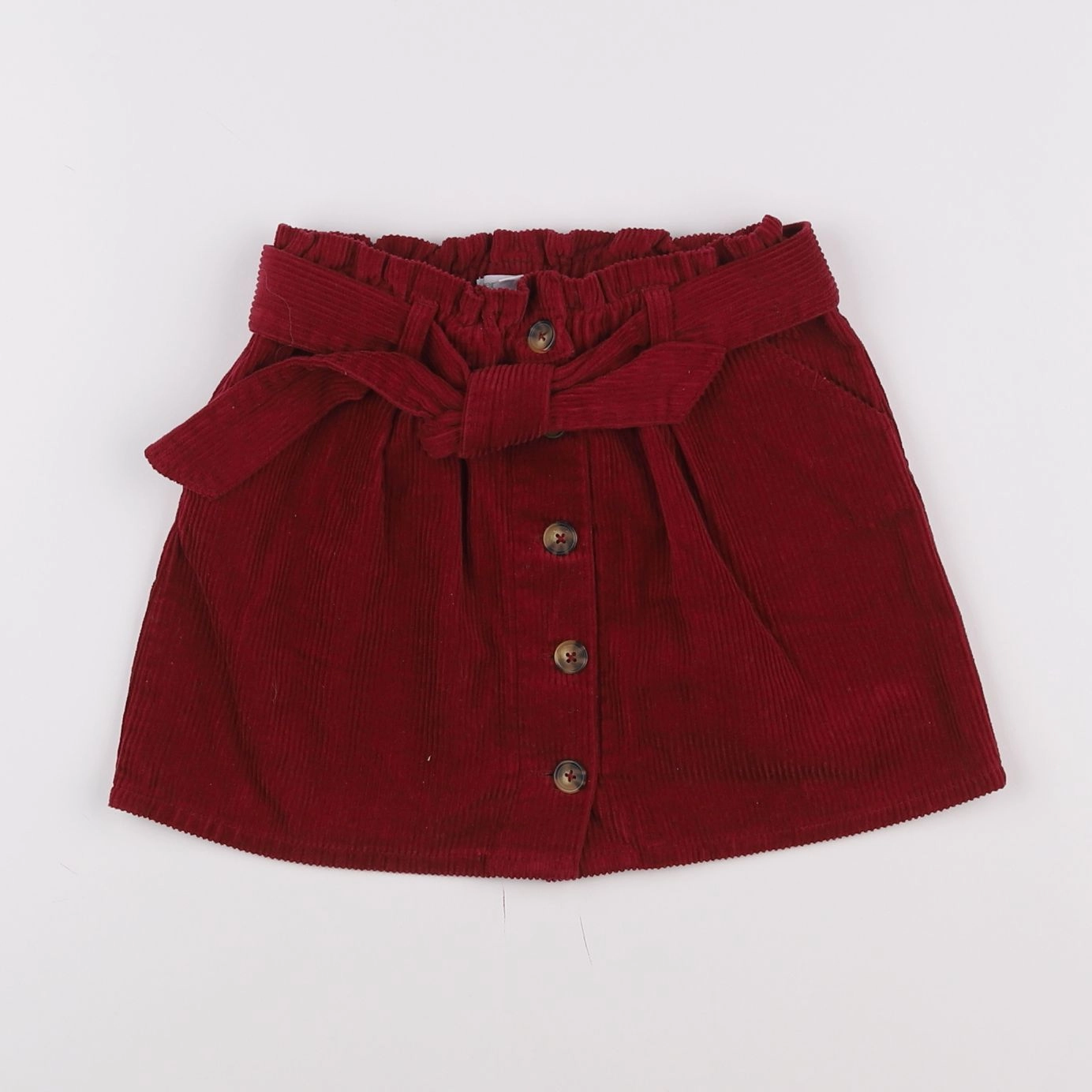Vertbaudet - jupe rouge - 5 ans
