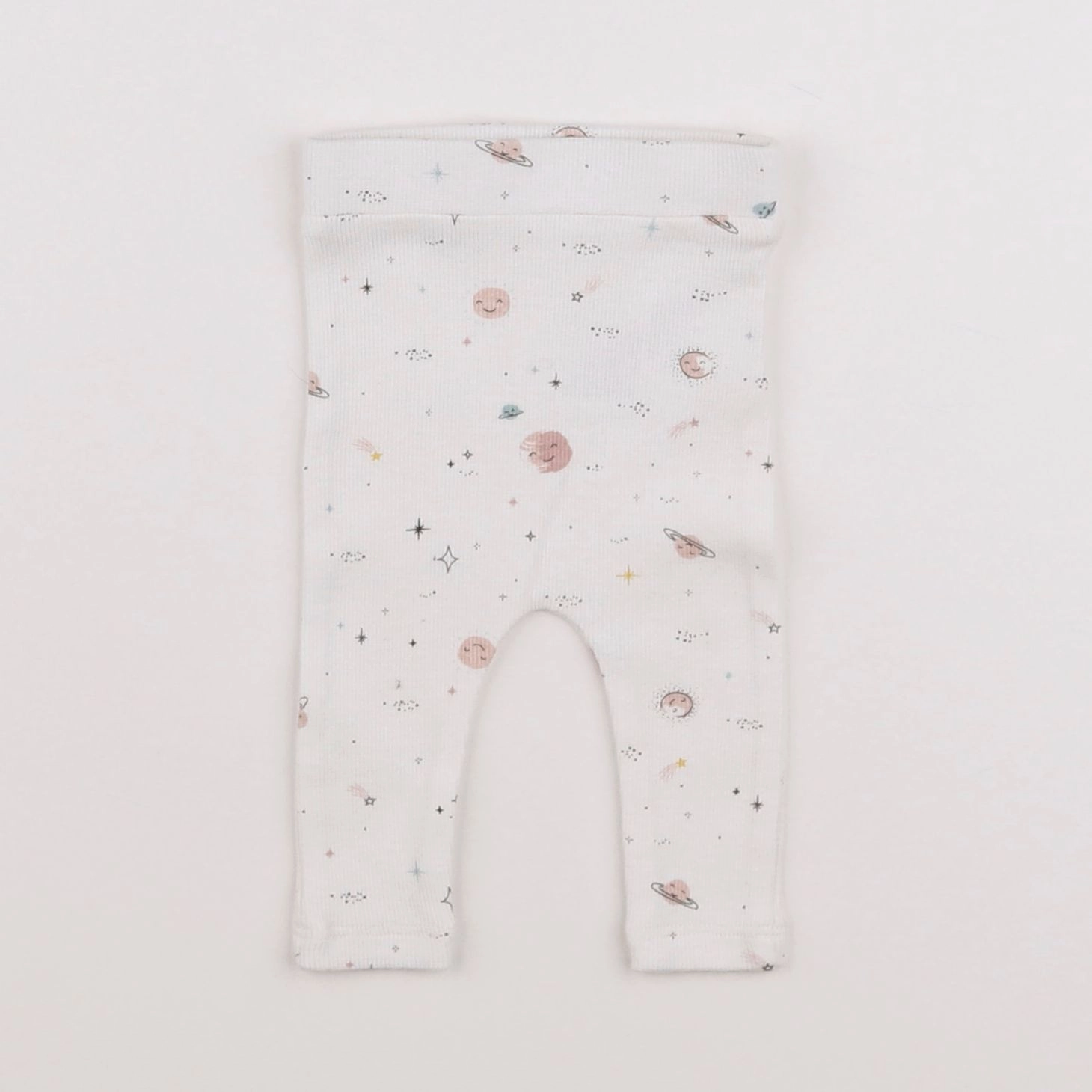 Vertbaudet - legging blanc - 1 mois