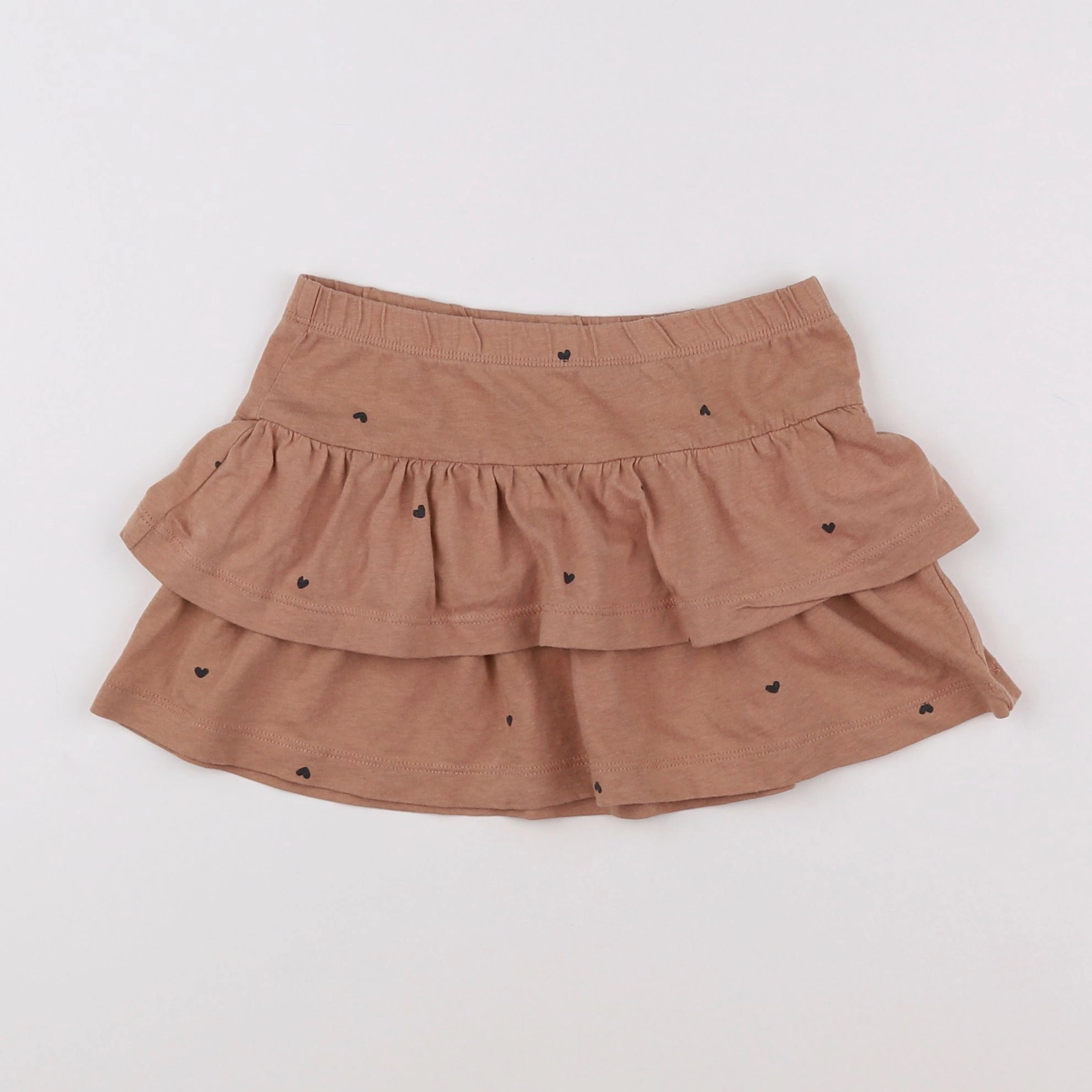 H&M - jupe marron - 3/4 ans